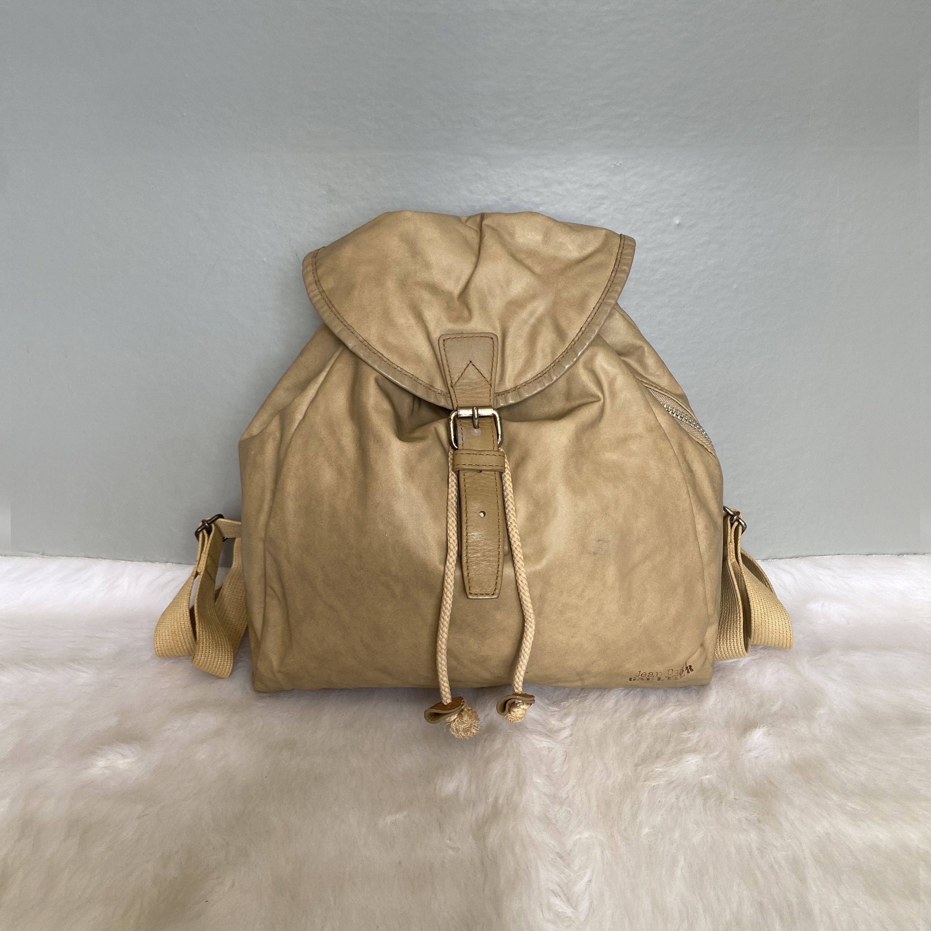 バッグ Jean Paul Gaultier leather backpack Jean paul gaultier vintage leather backpack - Gem