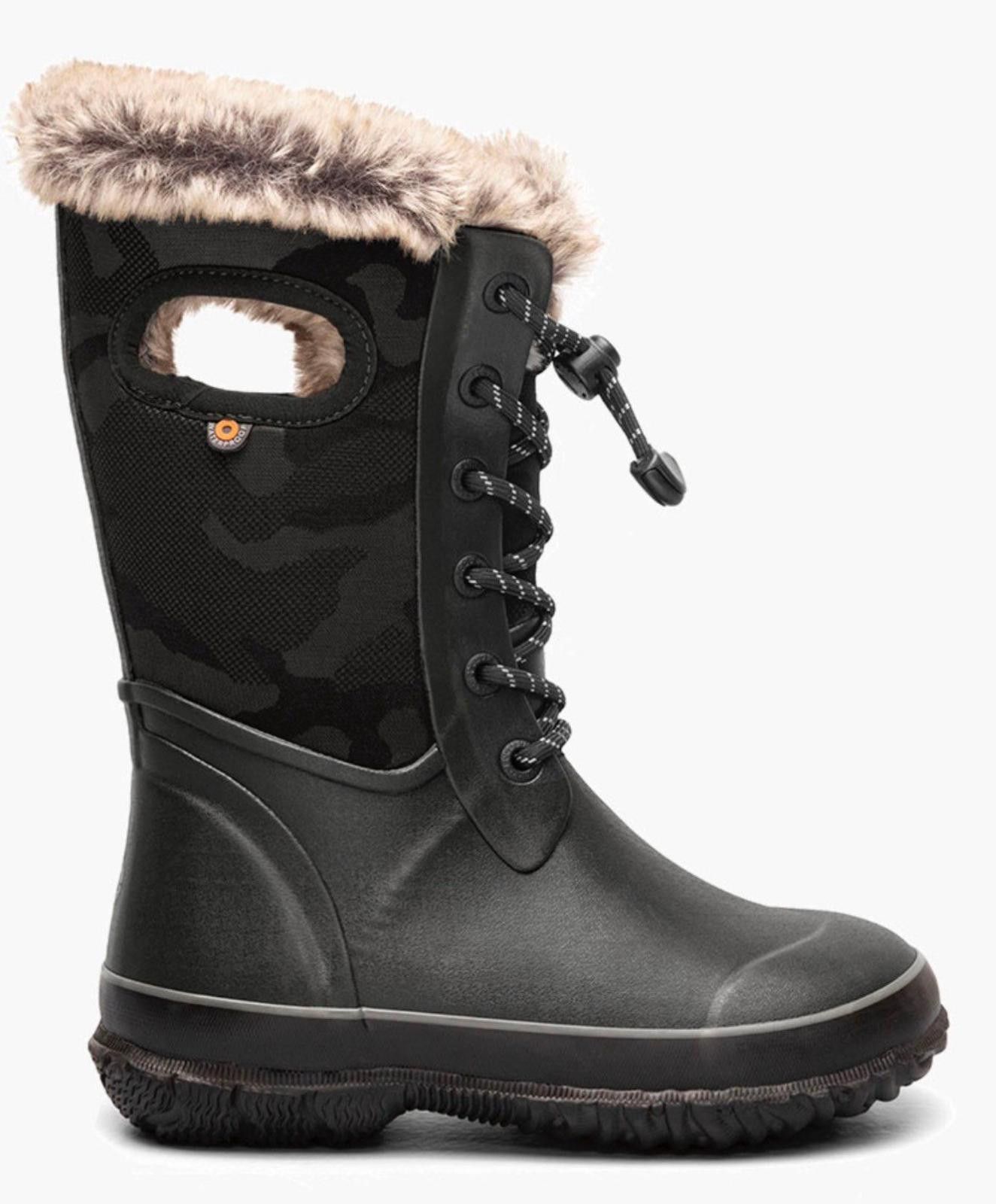 Hugo Boss Kids’ Winter Snow Boots Bogs Arcata Tonal Camo, 12 unisex Size US 12 / IT 42 - 2 Thumbnail