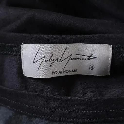 Yohji Yamamoto AW21 Pour Homme Long Sleeve T-shirt Size US L / EU 52-54 / 3 - 3 Thumbnail