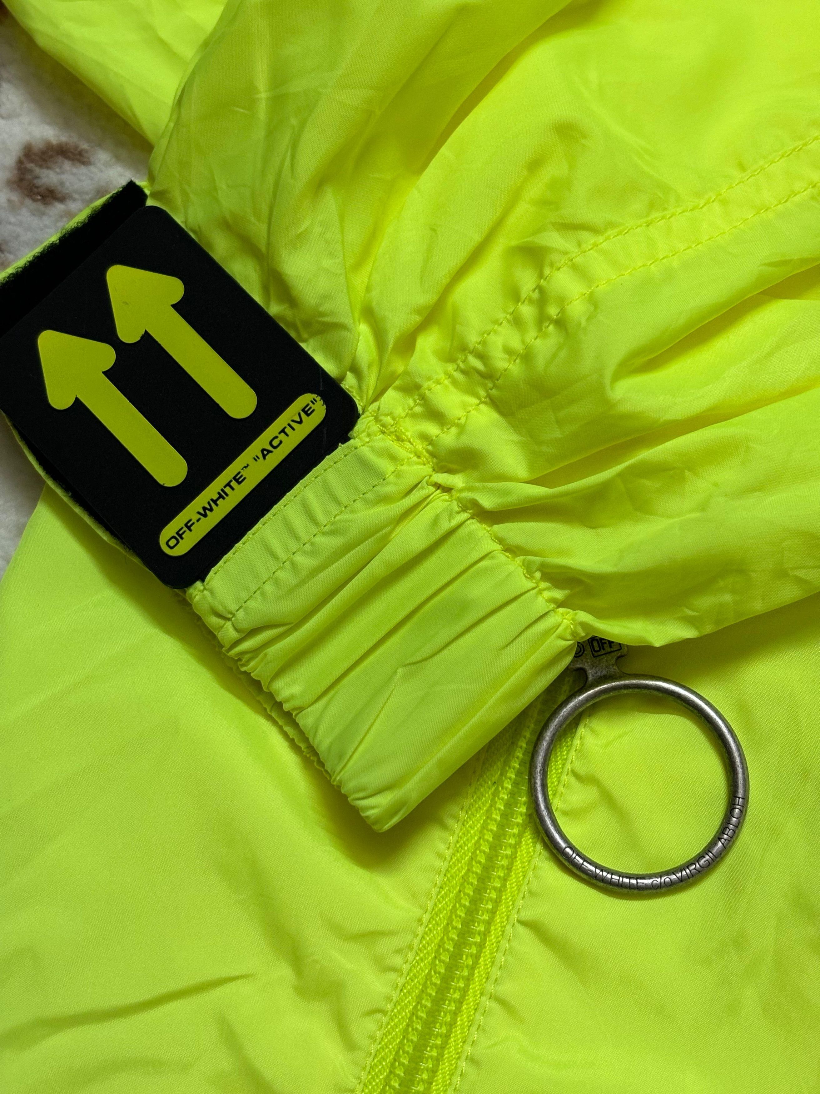 Off-White Off-White Windbreaker 'Neon Yellow' Size US XXL / EU 58 / 5 - 6 Thumbnail