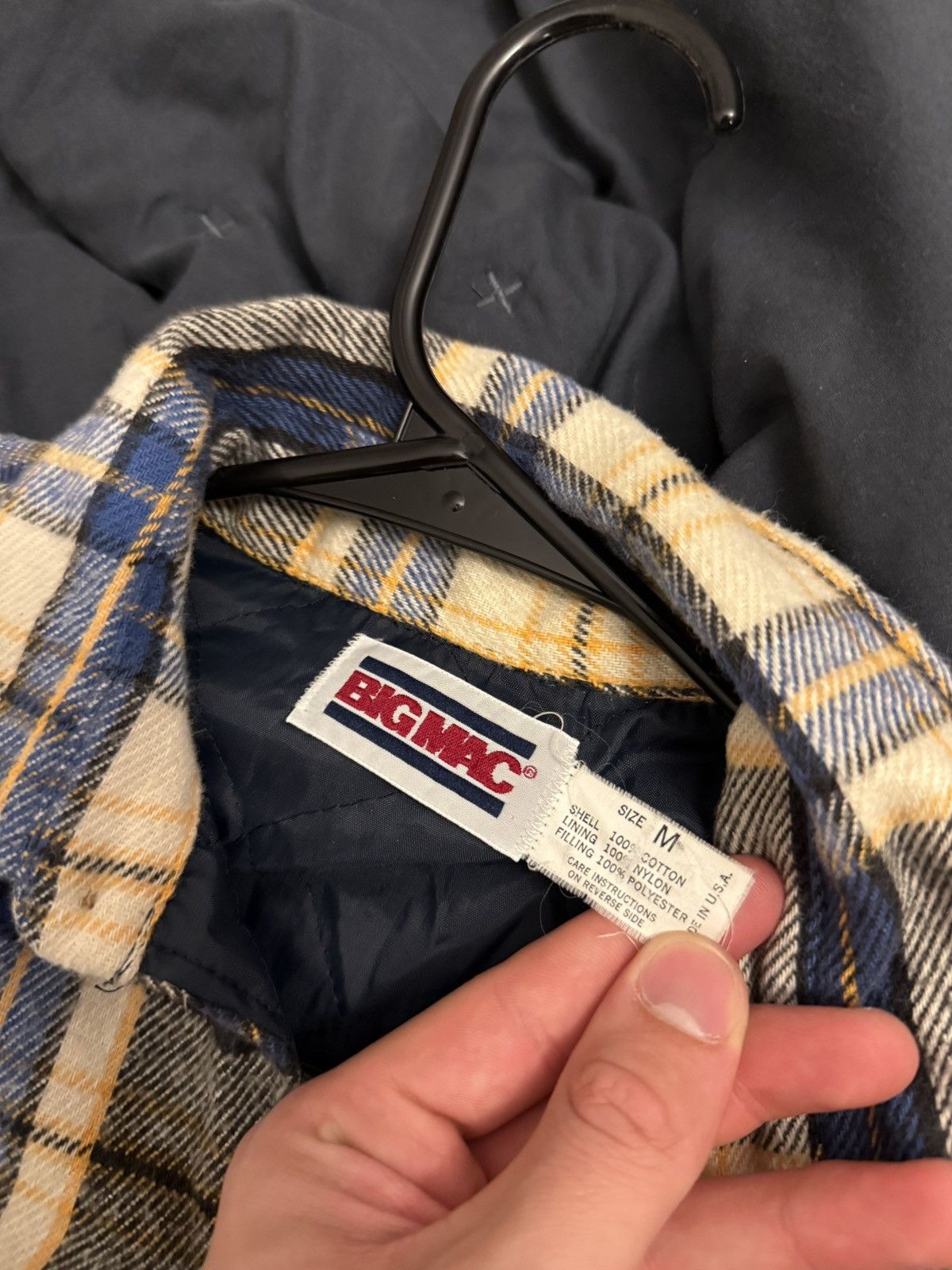 Vintage (M) BEAUTIFUL FADED VINTAGE Yellow Flannel Button Up Shirt Size US M / EU 48-50 / 2 - 6 Thumbnail