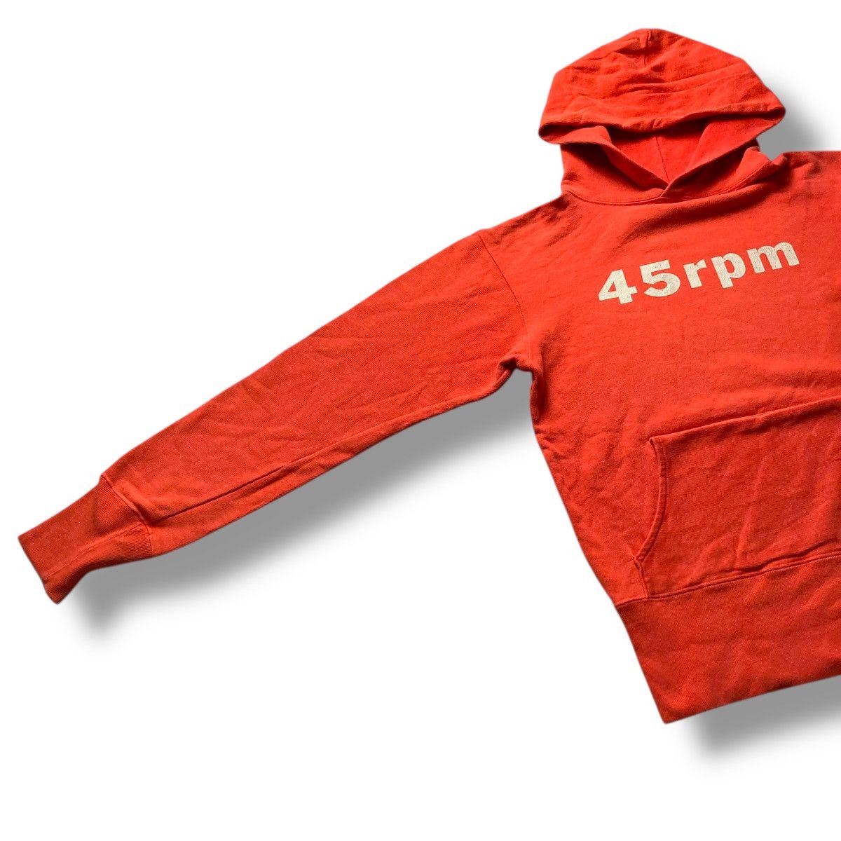 45rpm 🇯🇵VINTAGE 45 RPM SPELL OUT HOODIE SWEATER Size US M / EU 48-50 / 2 - 5 Thumbnail