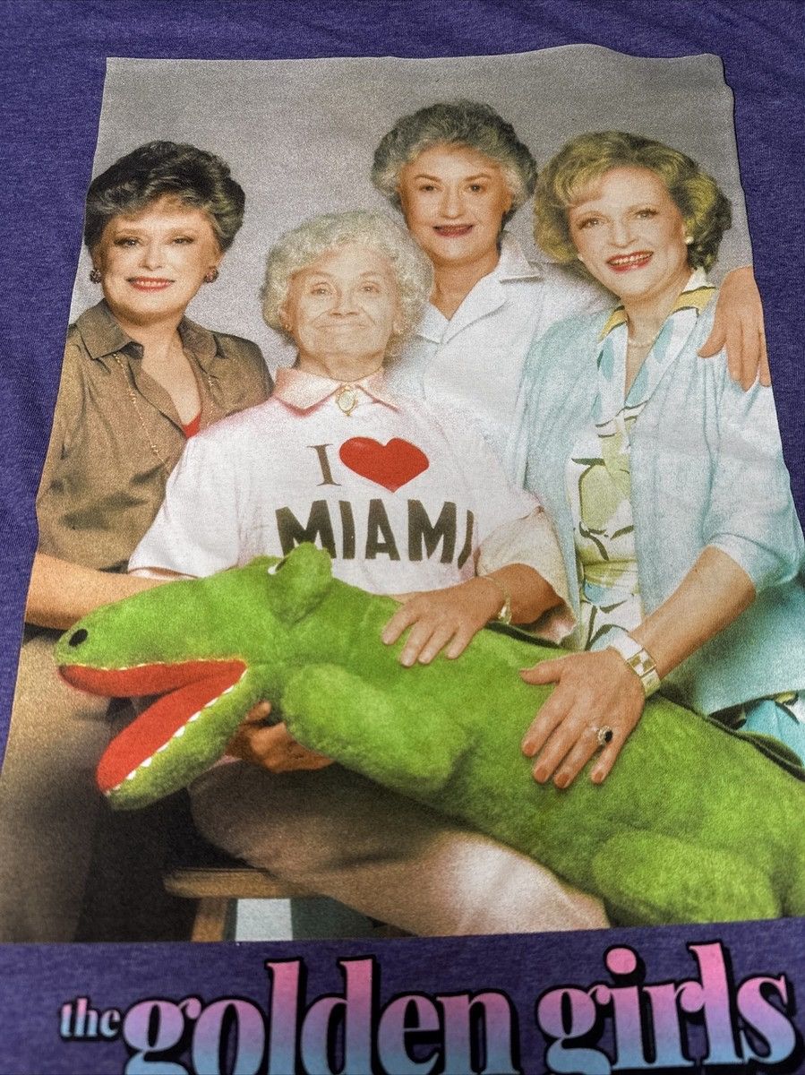 Vintage NEW Golden Girls “I Love Miami” s/s tee, men’s M, croc gator Size US M / EU 48-50 / 2 - 3 Thumbnail
