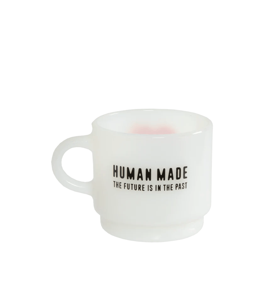 Human Made o1h1sh11224 Size: OS/Glass Mug in White Size ONE SIZE - 1 Thumbnail