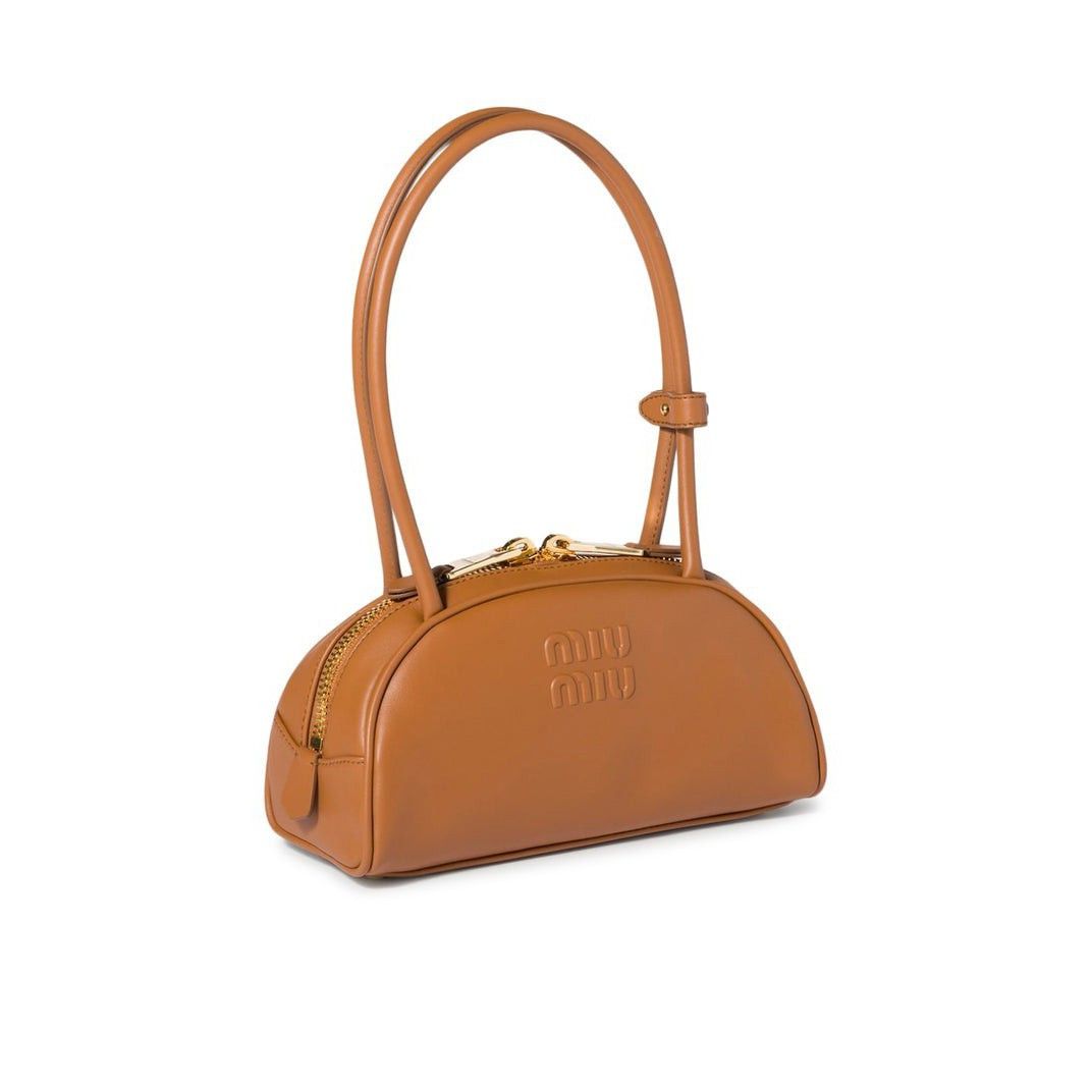 Miu Miu MIU MIU Beau Small $2500 Cognac Leather Top Handle New & Aut Size ONE SIZE - 2 Thumbnail