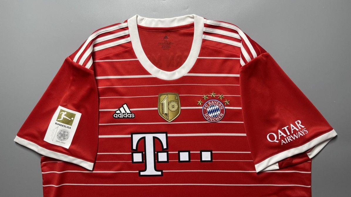 Adidas 3XL BAYERN ADIDAS 2022/2023 FOOTBALL HOME JERSEY #11 COMAN Size US XXL / EU 58 / 5 - 3 Thumbnail