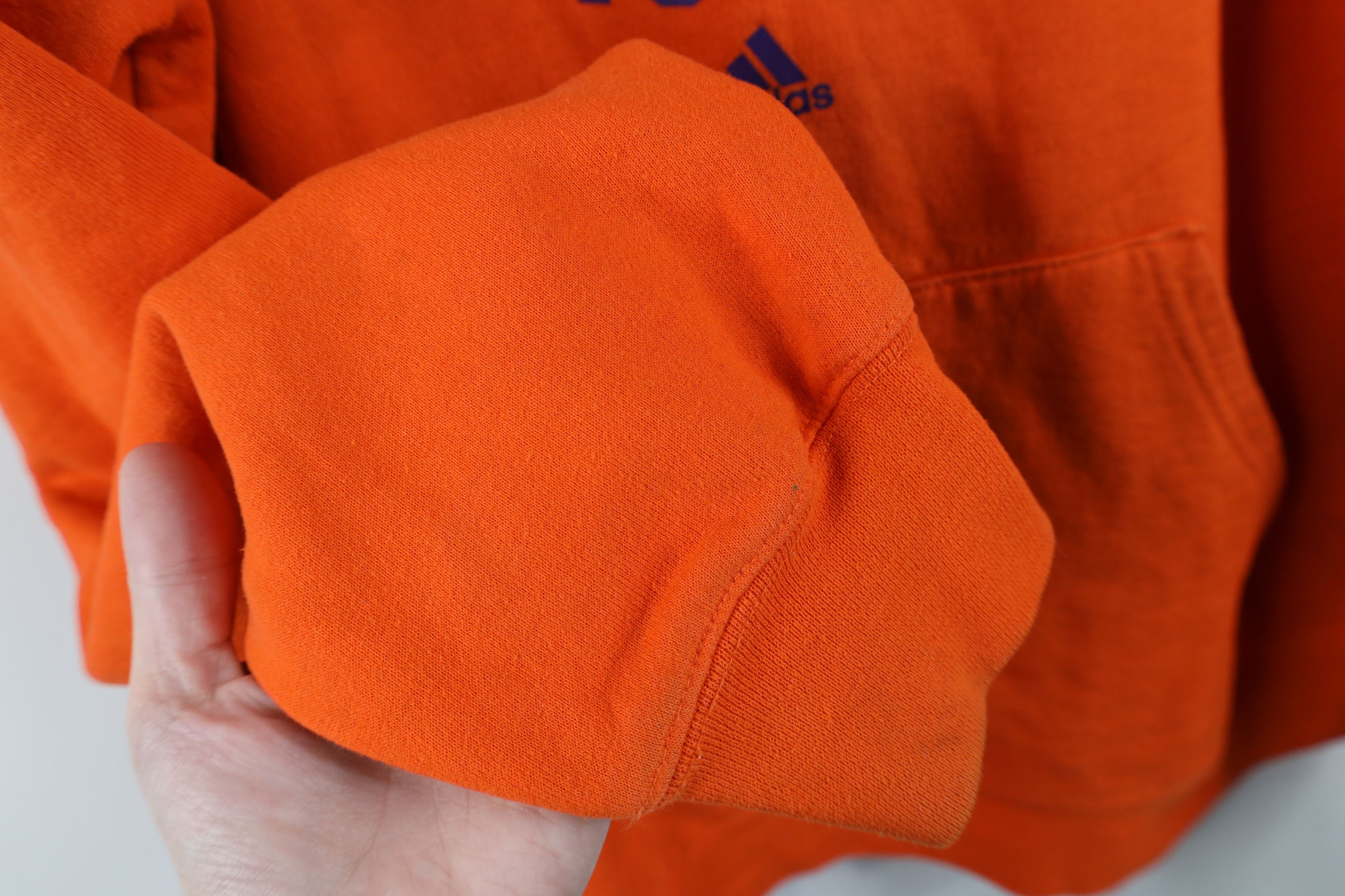 Adidas Vintage Adidas Clemson University Football Hoodie Orange Size US M / EU 48-50 / 2 - 10 Thumbnail