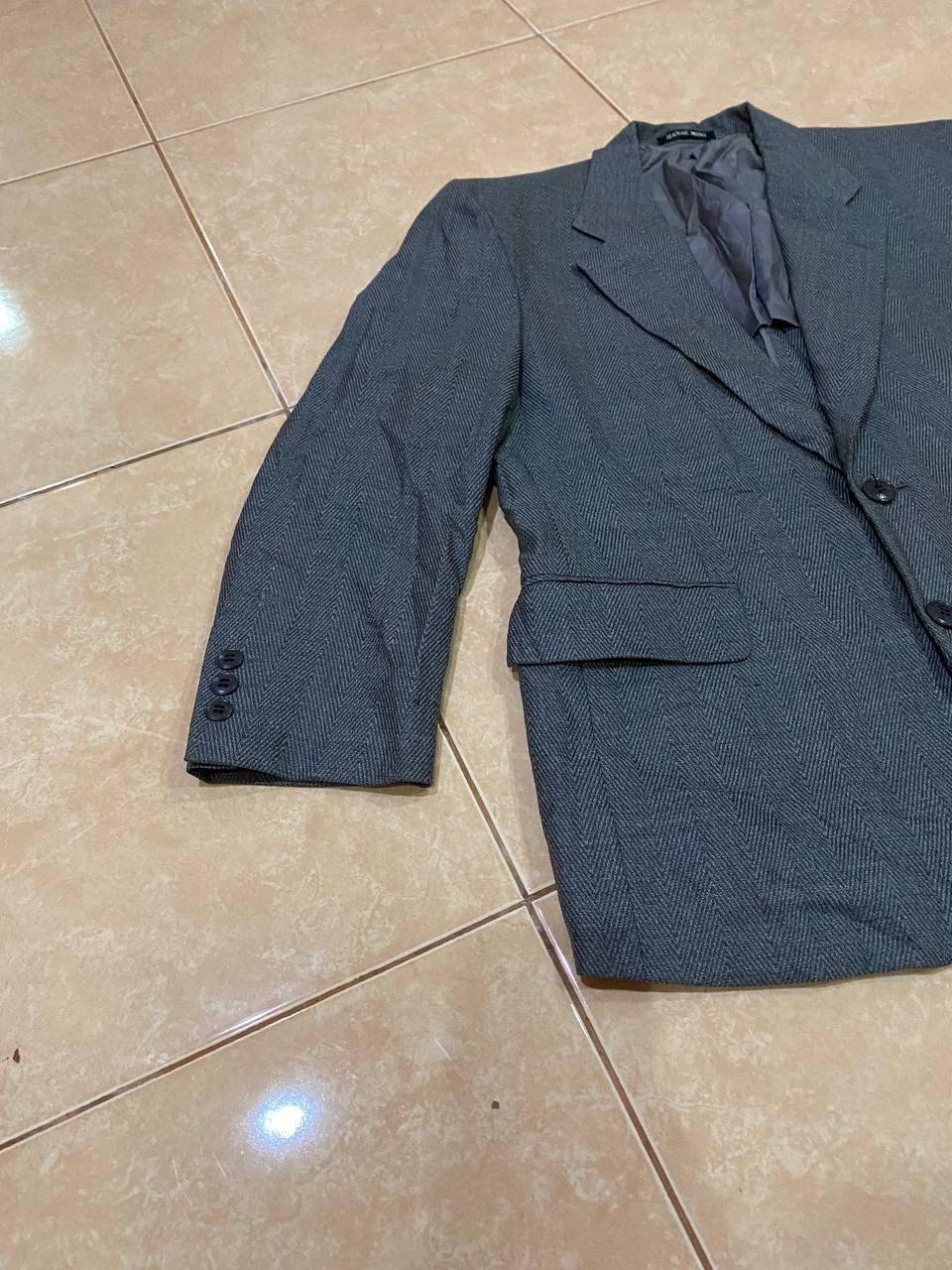 Hanae Mori Vintage 90s Hanae Mori Wool Blazer Size US M / EU 48-50 / 2 - 3 Thumbnail