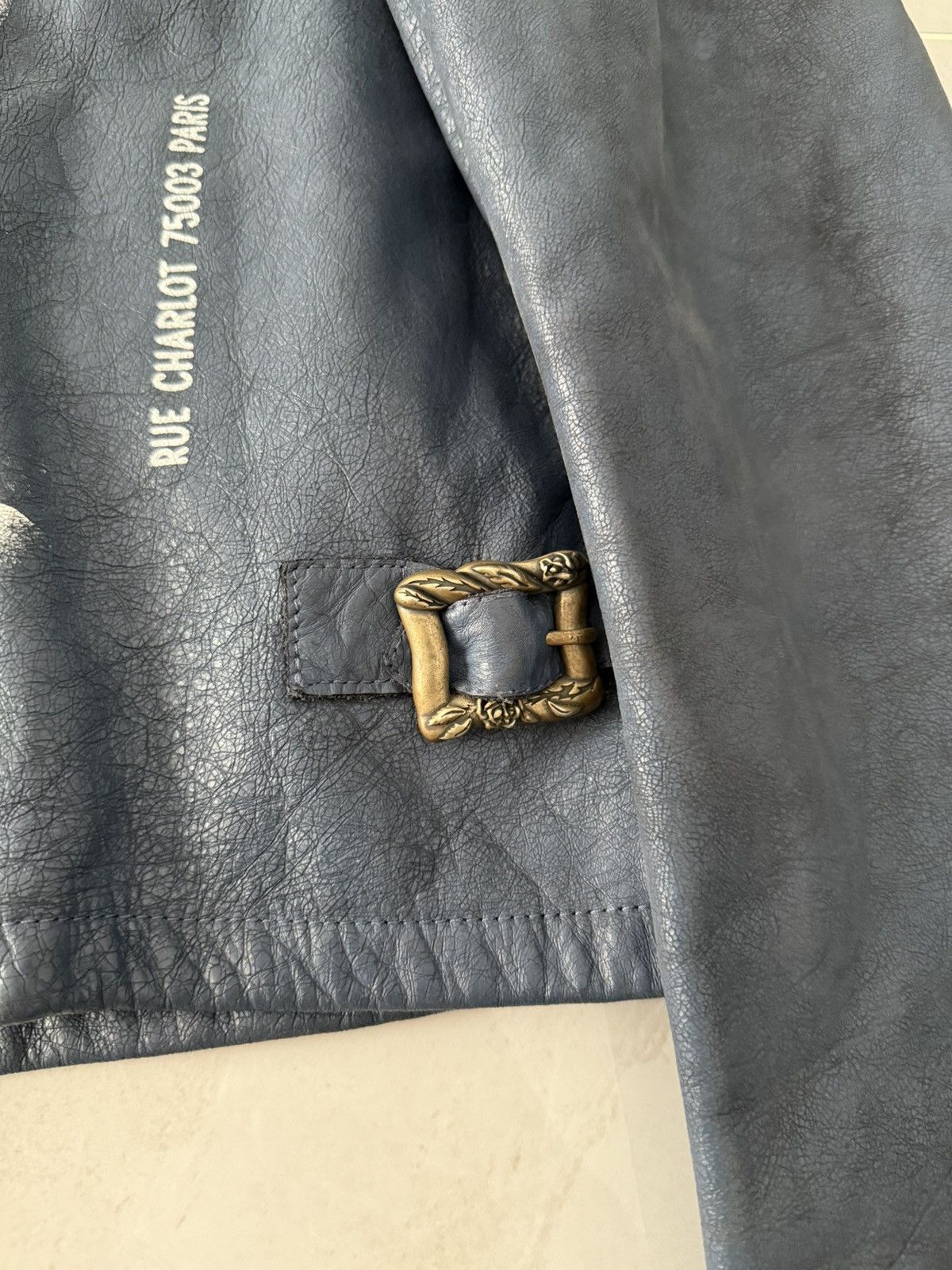 Enfants Riches Deprimes Enfants Riches Deprimes Blue Bull Woman Leather Jacket Sz.M Size US M / EU 48-50 / 2 - 7 Thumbnail