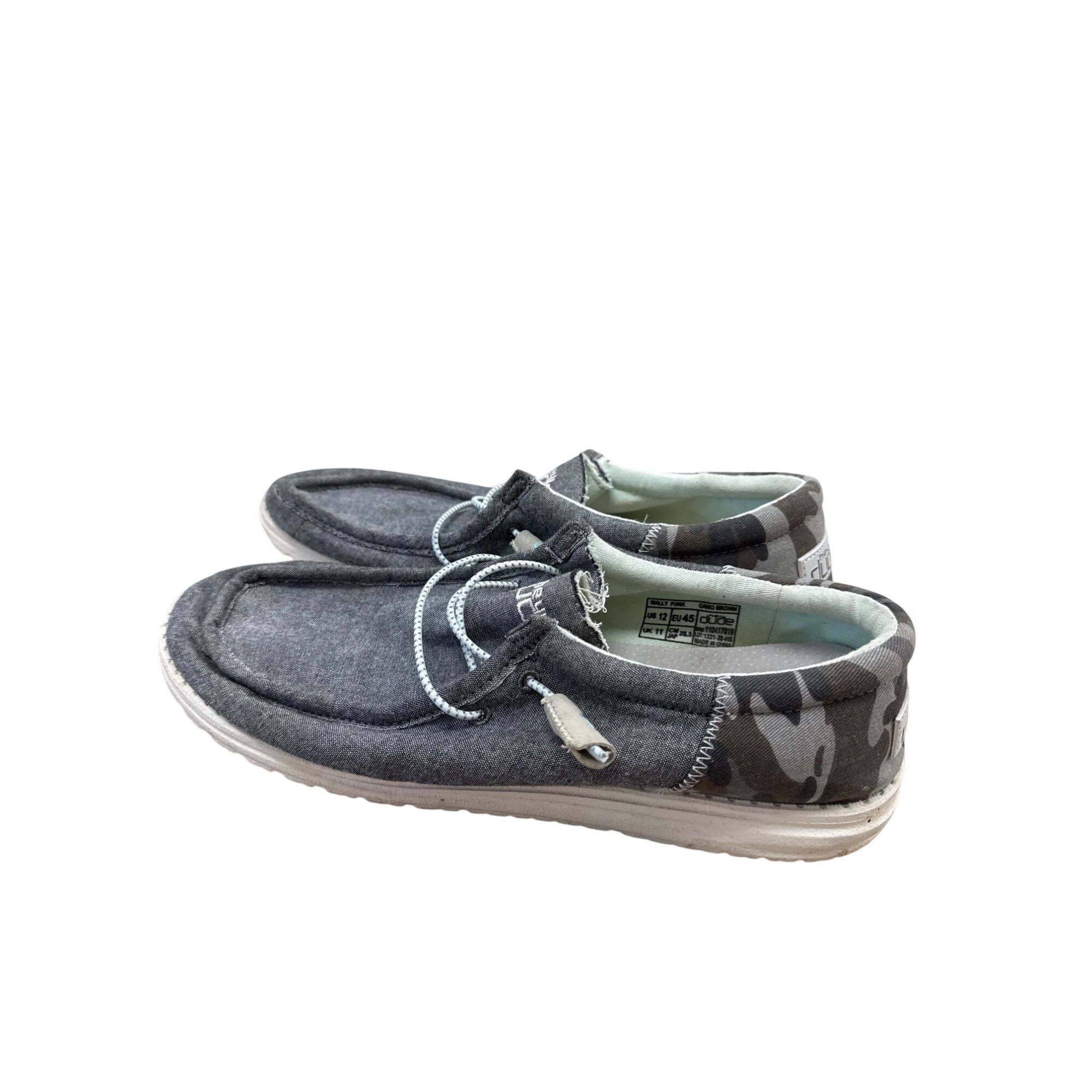 Designer Hey Dude Mens Gray Walking Comfy Slip-On Shoes Size 12 SKU 7 Size US 12 / EU 45 - 3 Thumbnail