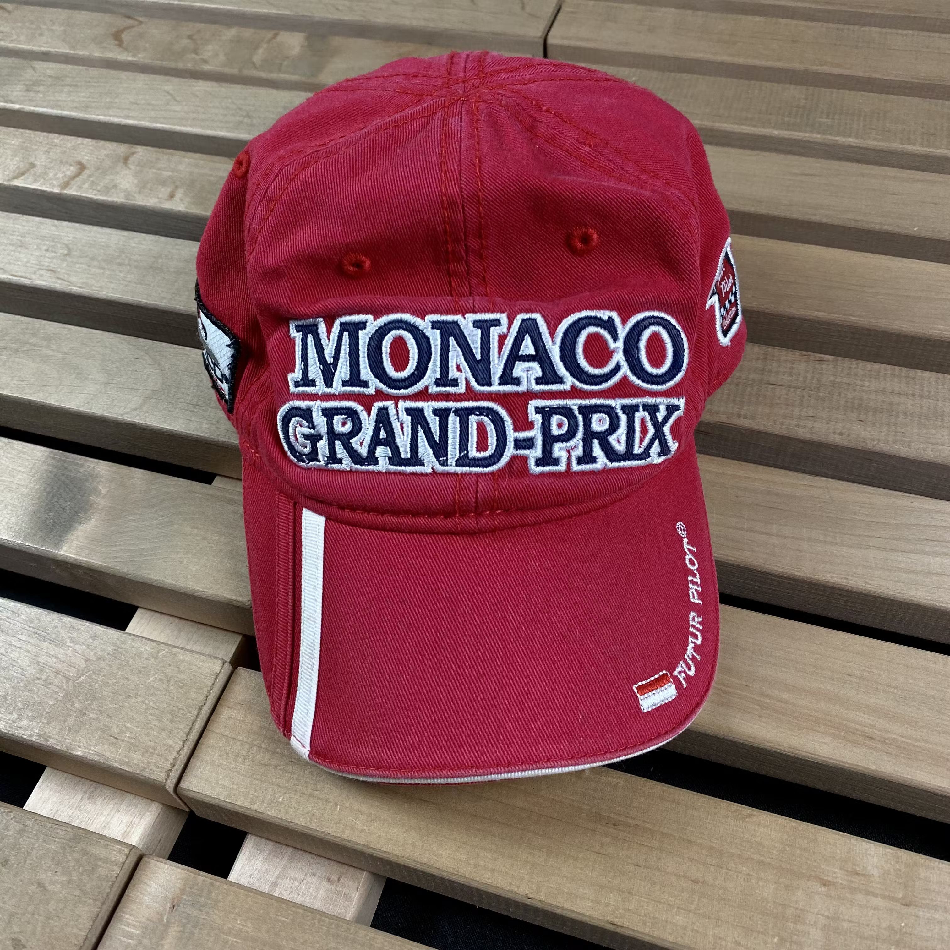 Vintage Mens Cap Racing Monaco Gand Prix Vintage One Size Size ONE SIZE - 1 Thumbnail