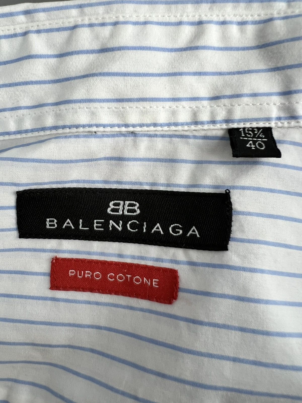 Balenciaga × Vintage Vintage Balenciaga Button Up Longsleeve Shirt Size US M / EU 48-50 / 2 - 5 Thumbnail