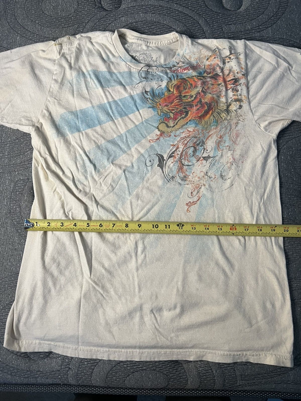Vintage Vintage Miami Ink Y2K Ed Hardy Styled T-Shirt Size US L / EU 52-54 / 3 - 4 Thumbnail