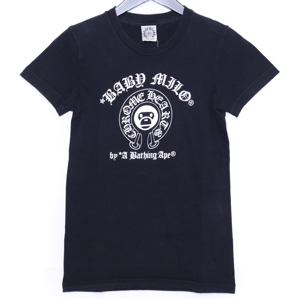 Bape × Chrome Hearts BAPE × Chrome Hearts ape head T-shirt Black