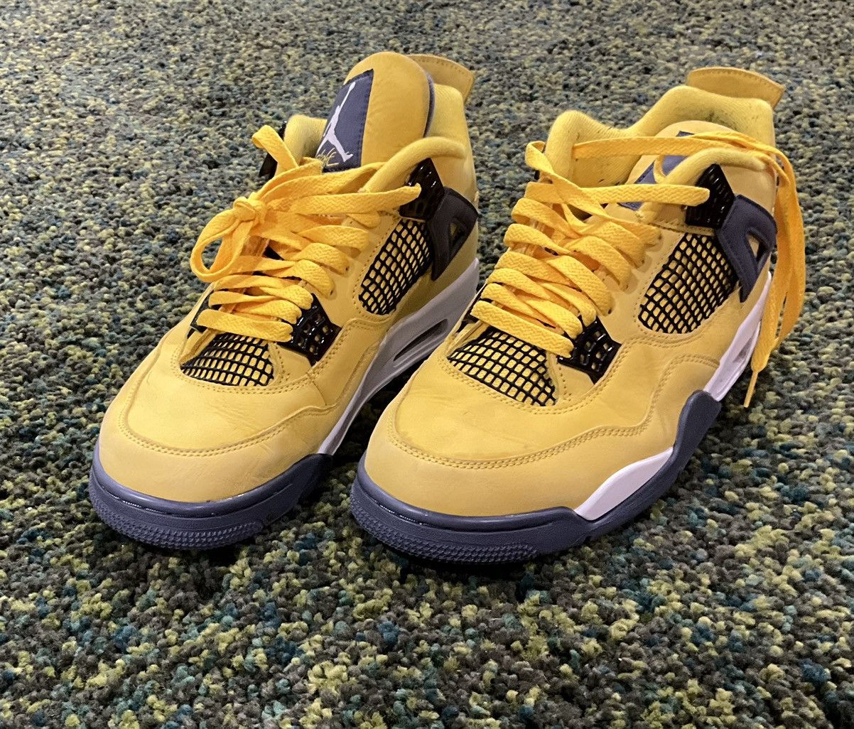 Nike ⚡️Lightning Air Jordan 4 ⚡️ Size US 10 / EU 43 - 7 Thumbnail