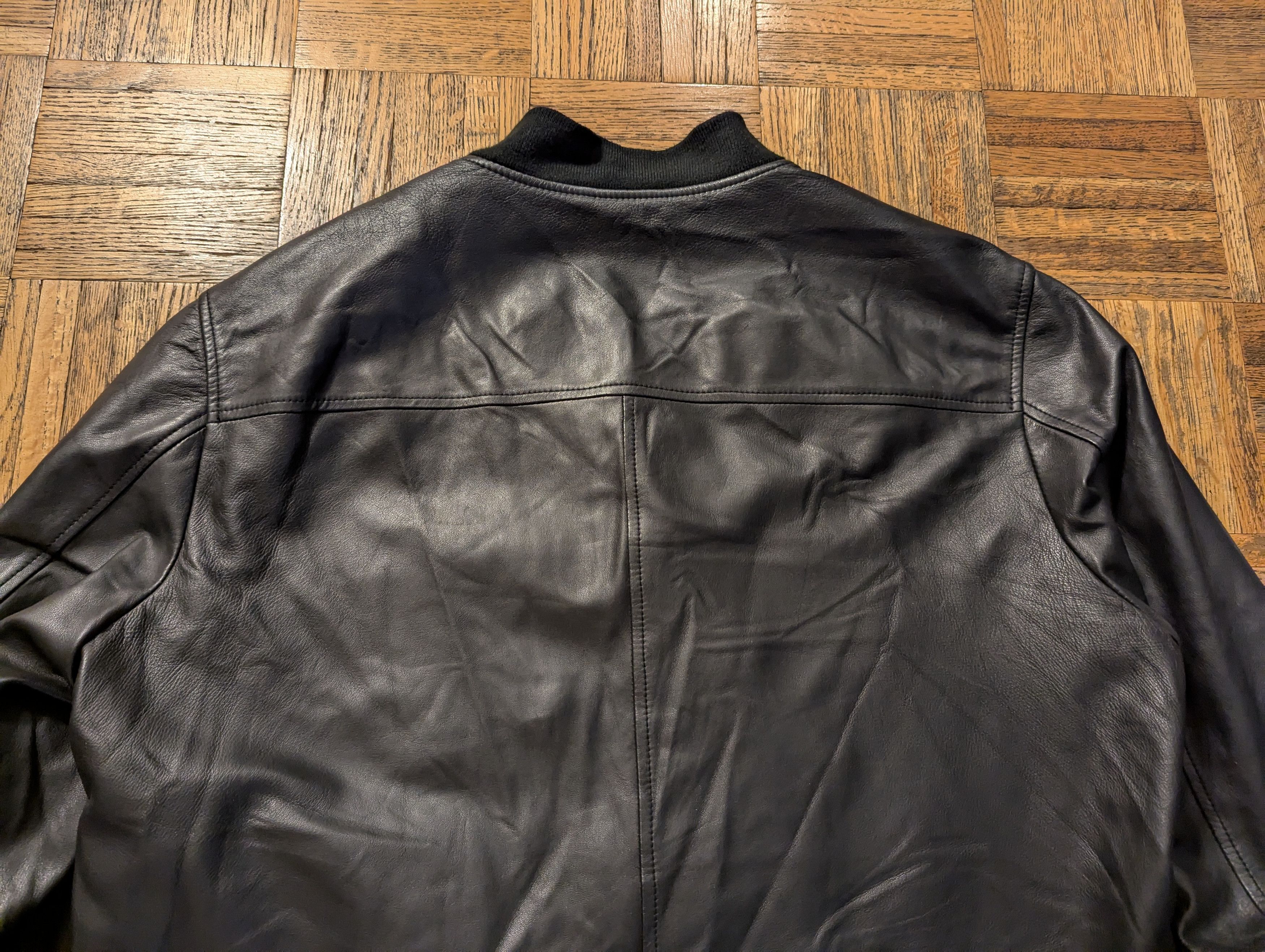 Theory Theory leather jacket Grailed