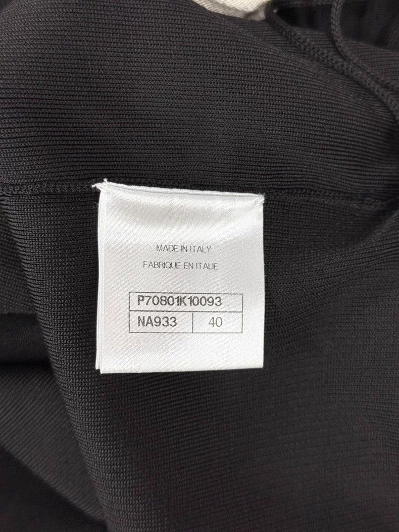 Chanel Chanel Black and white colour-block knitted skirt Size S / US 4 / IT 40 - 5 Thumbnail