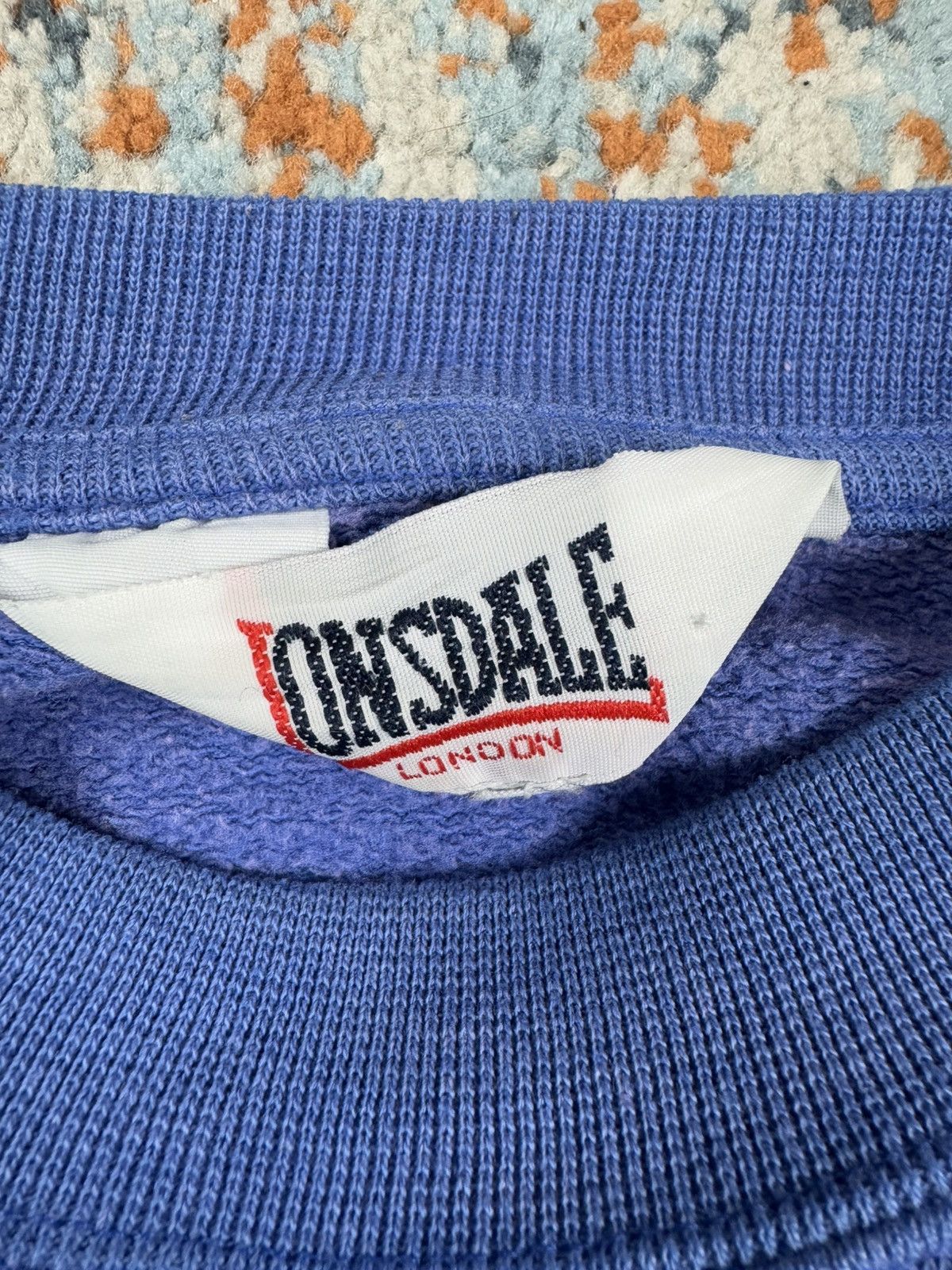 Lonsdale × Vintage Vintage 90s Lonsdale super baggy boxy spellout sweatshirt Size US S / EU 44-46 / 1 - 11 Thumbnail