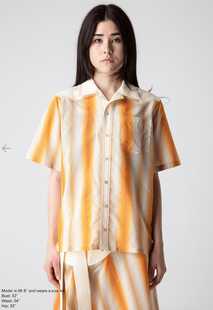 Wales Bonner $610 Wales Bonner Sunrise Bowling Shirt | Grailed 