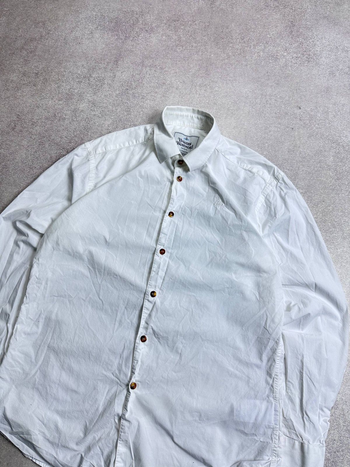 Vivienne Westwood Vintage Vivienne Westwood White Shirt M Size US M / EU 48-50 / 2 - 2 Thumbnail