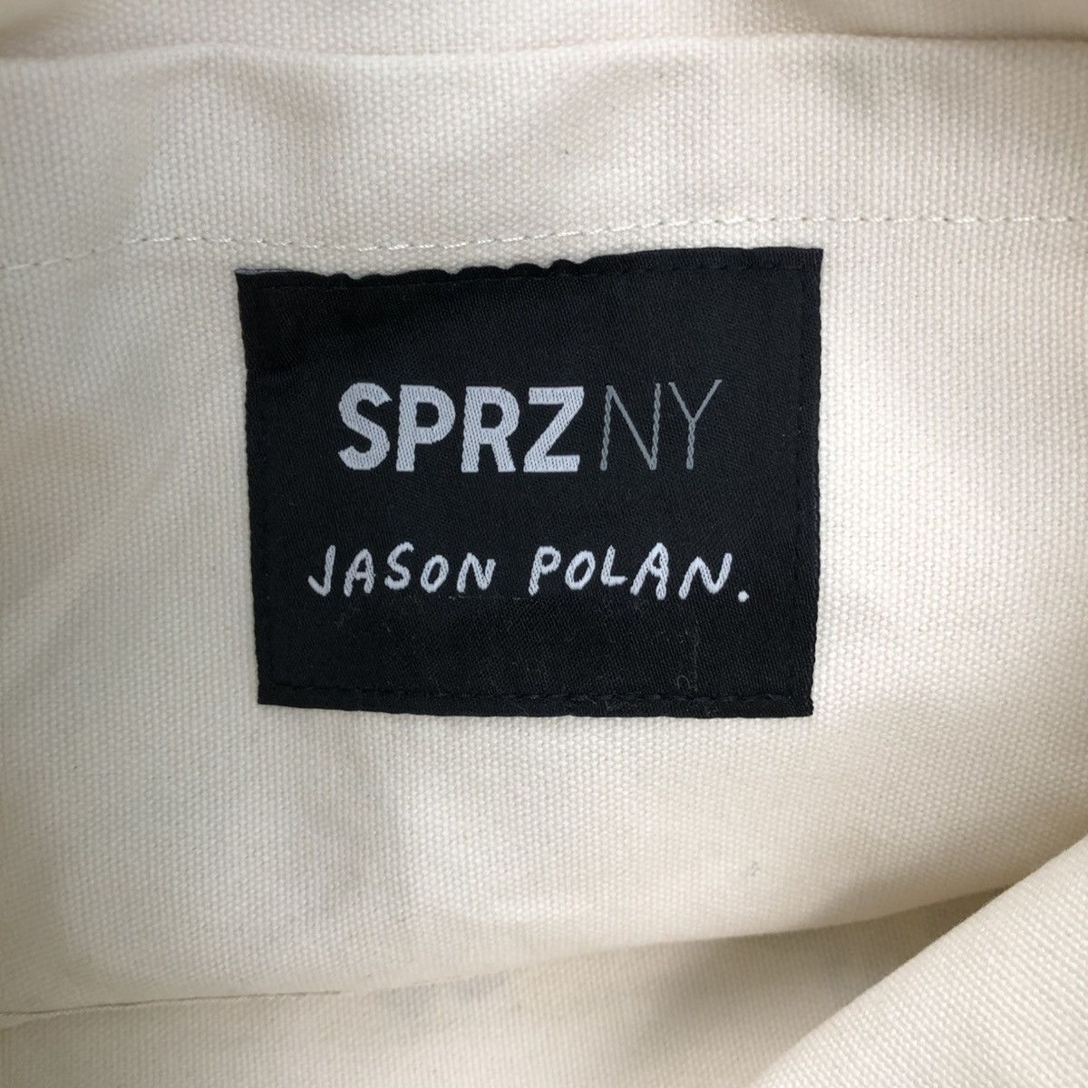 Uniqlo SPRZ NY JASON POLAN. BY UNIQLO CANVAS TOTE BAG Size ONE SIZE - 8 Thumbnail