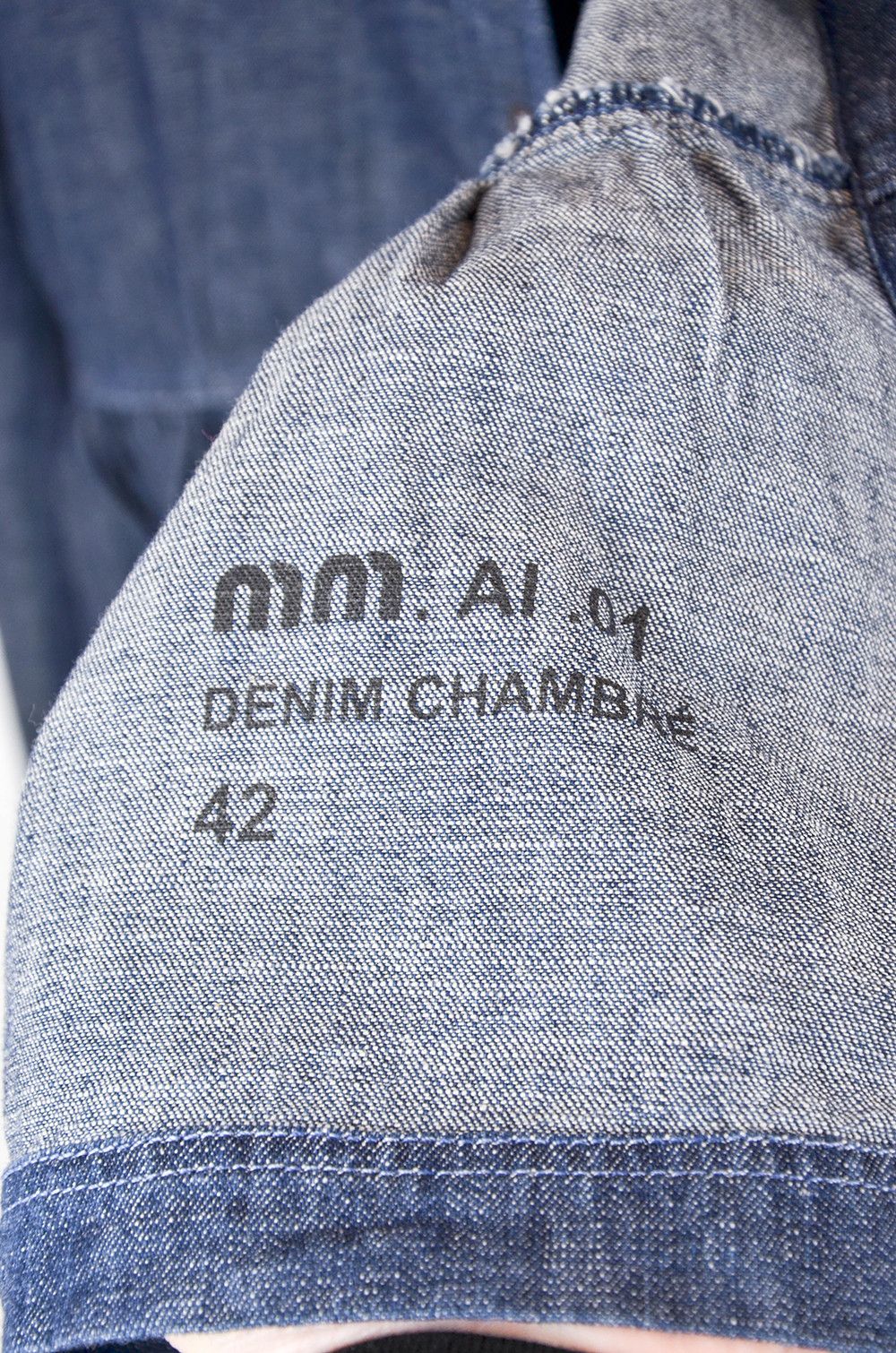 Miu Miu × Vintage MIU MIU Vintage Blue Chambray Denim Shirt - 42 Size M / US 6-8 / IT 42-44 - 10 Thumbnail