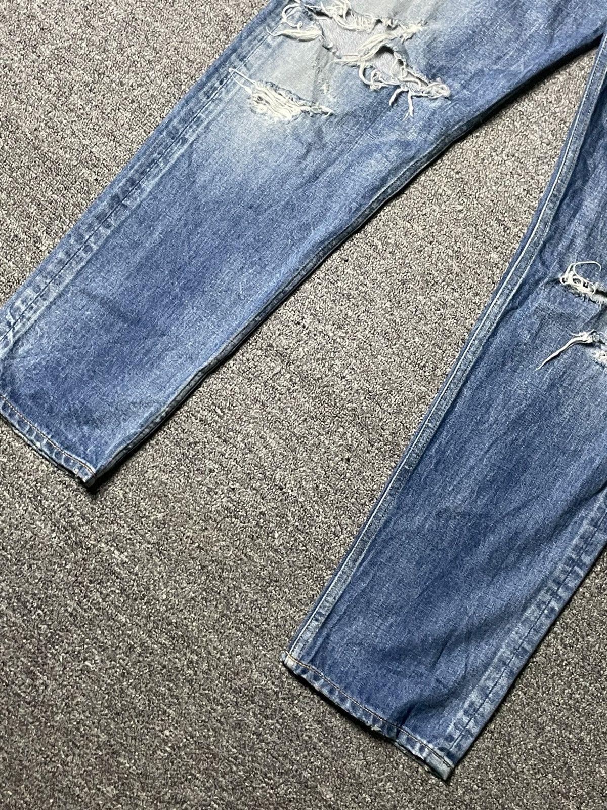 URBAN RESEARCH DOORS × Vintage URBAN RESEARCH Ripped Denim Jeans (91) Size US 32 / EU 48 - 2 Thumbnail