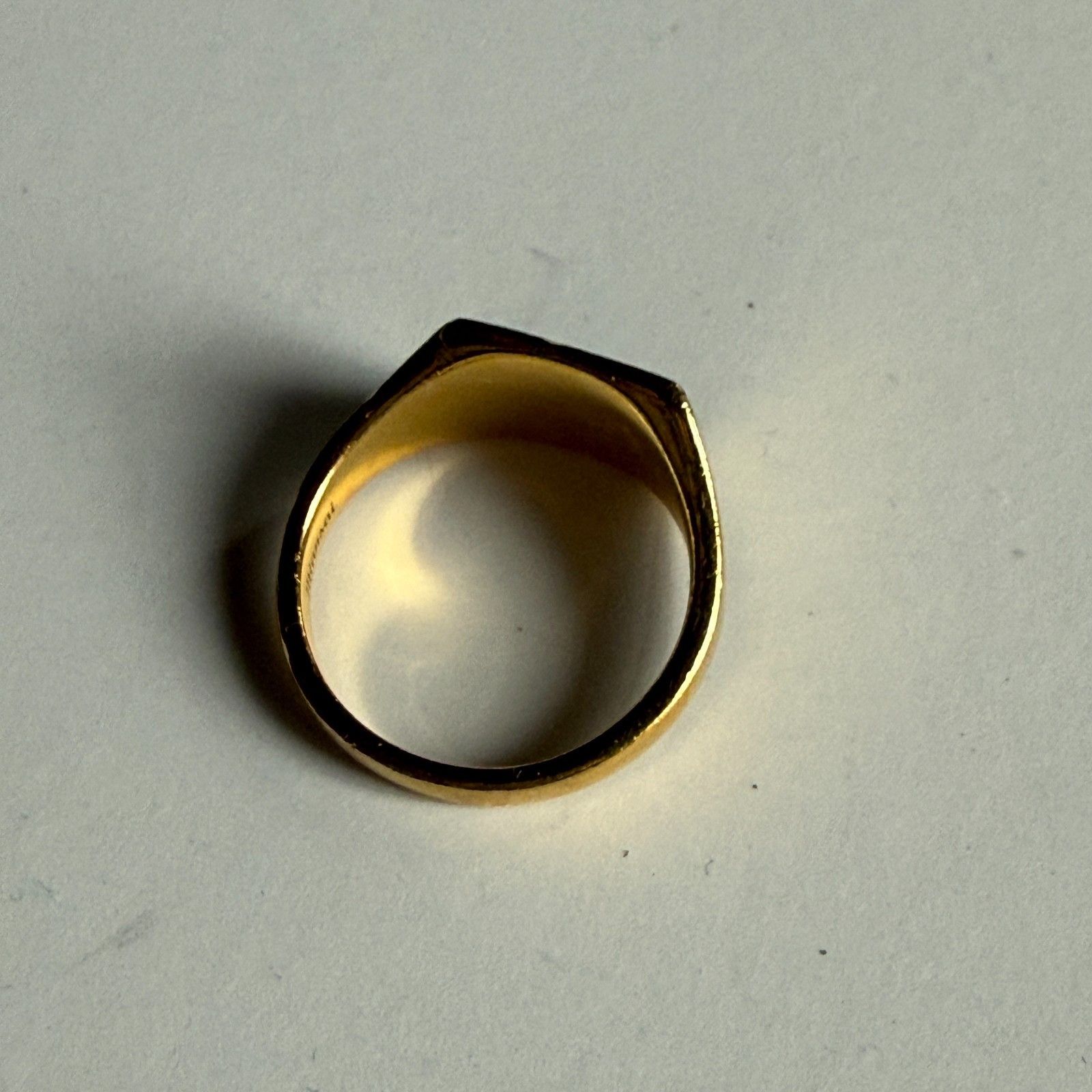Miansai MIANSAI Gold Vermeil Signet Ring - Men's Size 9 Size ONE SIZE - 2 Thumbnail