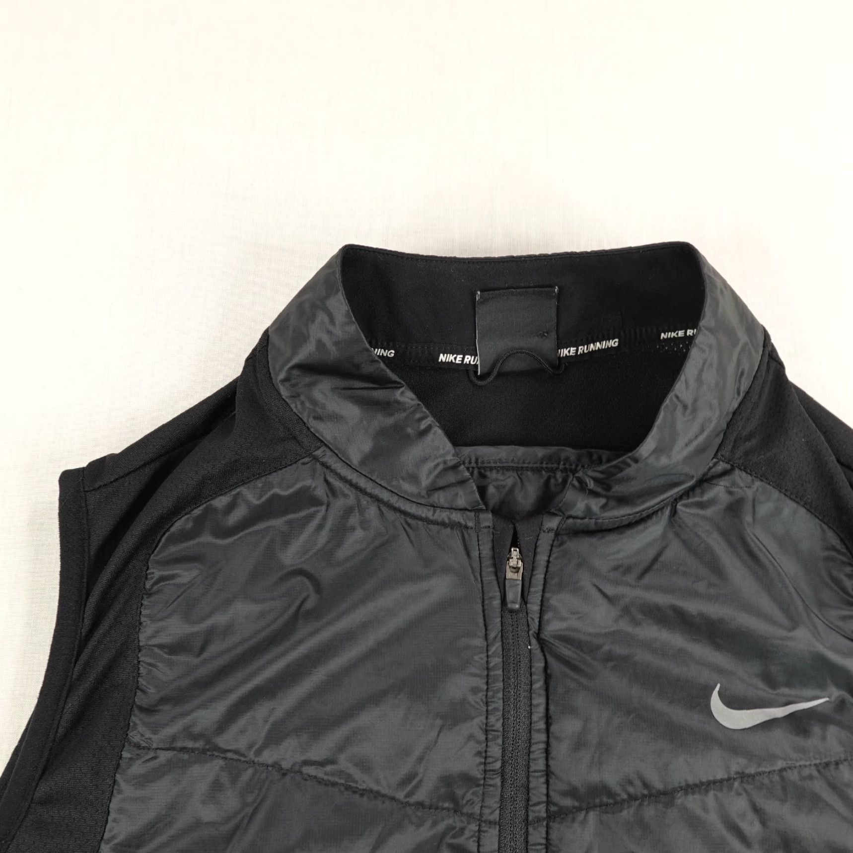 Nike VINTAGE Nike Vest Womens Large Black Polyfill Windbreaker Zip? Size L / US 10 / IT 46 - 2 Thumbnail