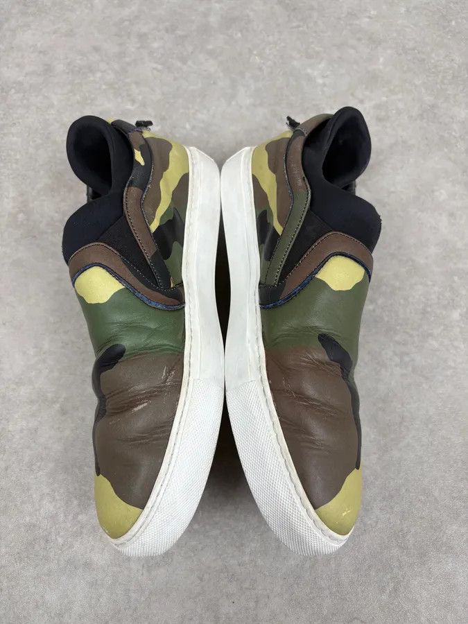 Givenchy 2010s Givenchy Camo Green Slip On Shoes by Riccardo Tisci Size US 11 / EU 44 - 8 Thumbnail