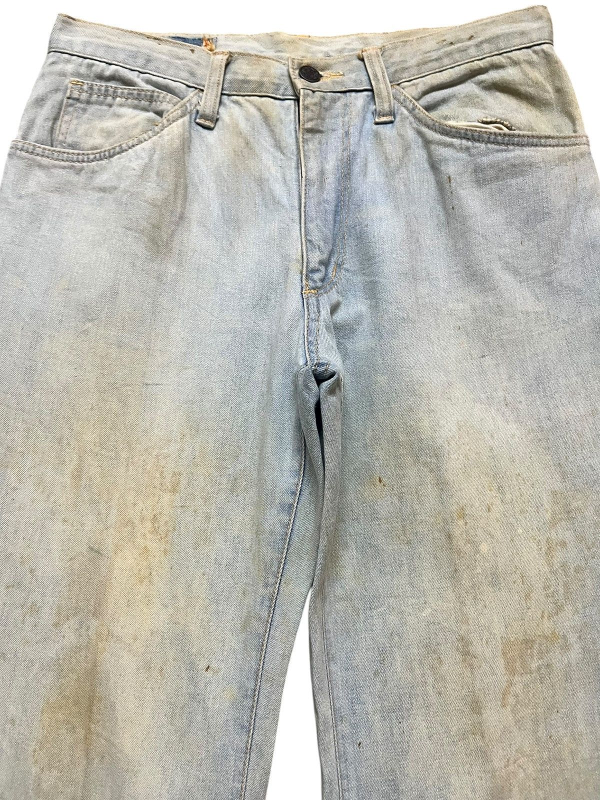 Tornado Mart Vintage Japanese Brand Flare Faded Bell Bottom Denim Size US 29 - 2 Thumbnail