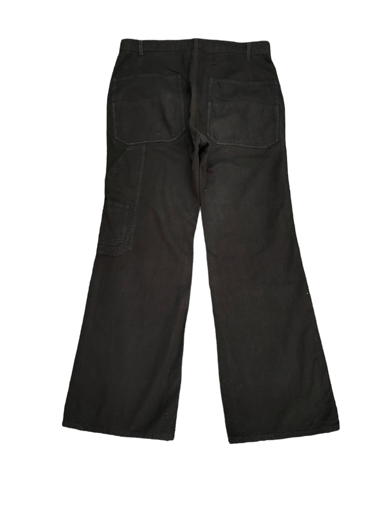 Le Grande Bleu (L.G.B.) Loose Flare Frapbois Dyed Black Fatigue Pants Size US 34 / EU 50 - 11 Thumbnail