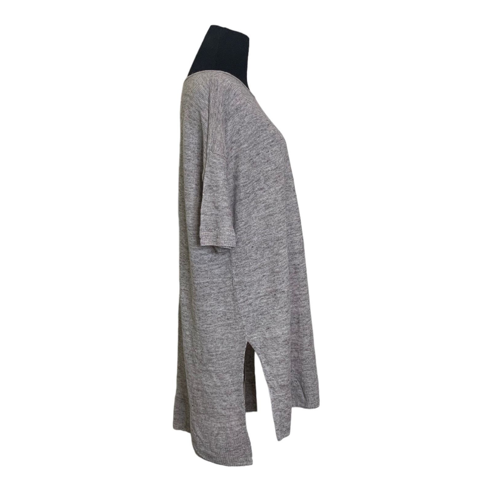 Eileen Fisher Eileen Fisher linen knit short sleeves tunic top size M Size M / US 6-8 / IT 42-44 - 2 Thumbnail