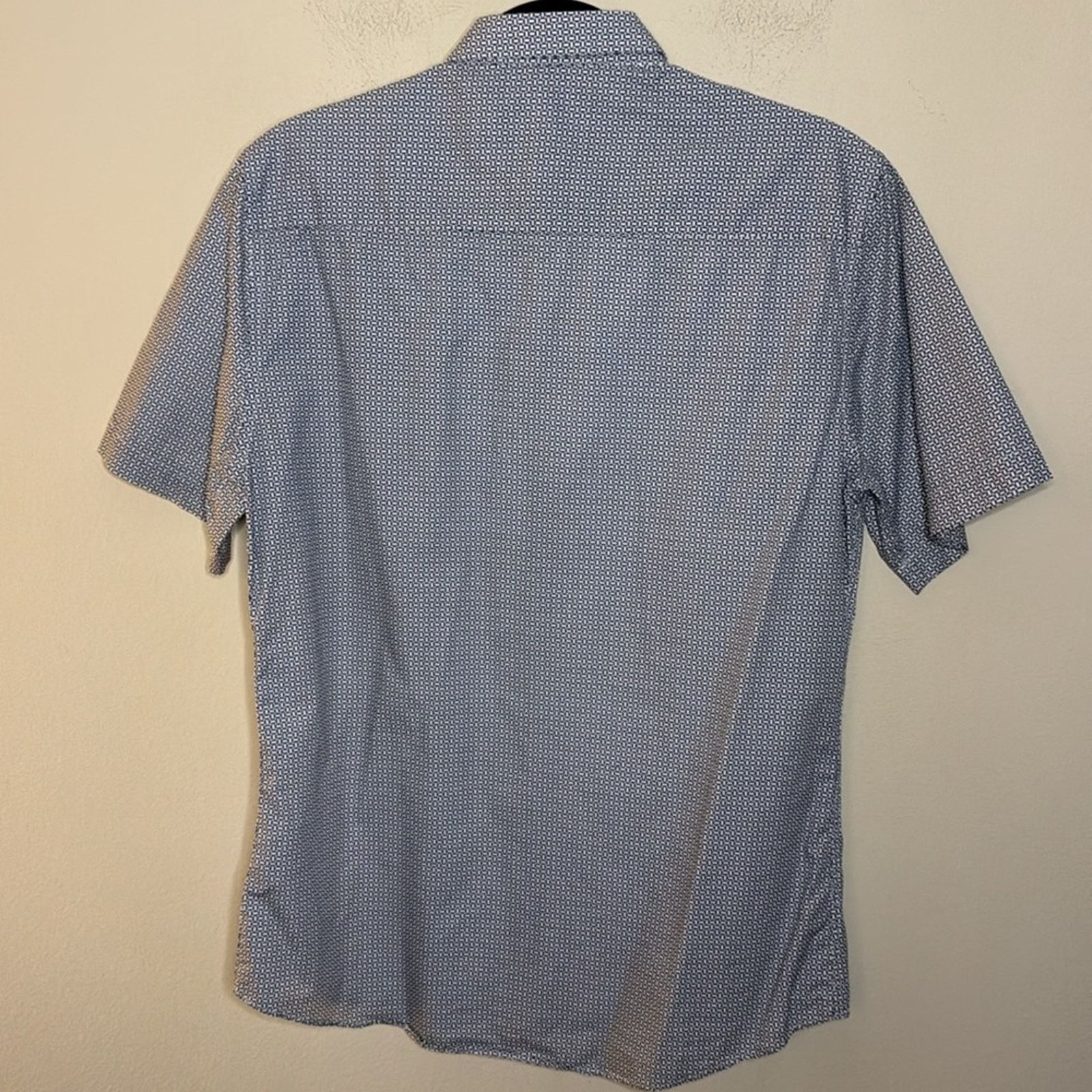 Topman Topman Geometric Printed Button Up Shirt Size M Size US M / EU 48-50 / 2 - 5 Thumbnail