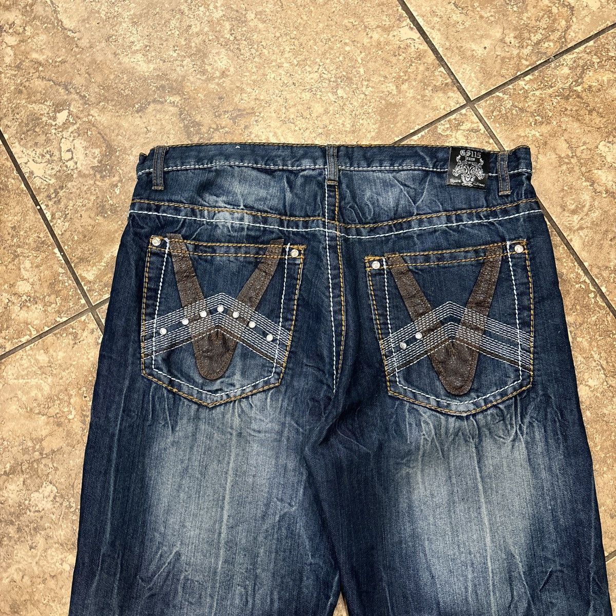 Japanese Brand × Vintage Y2K Faded Mens Jeans Size US 36 / EU 52 - 2 Thumbnail