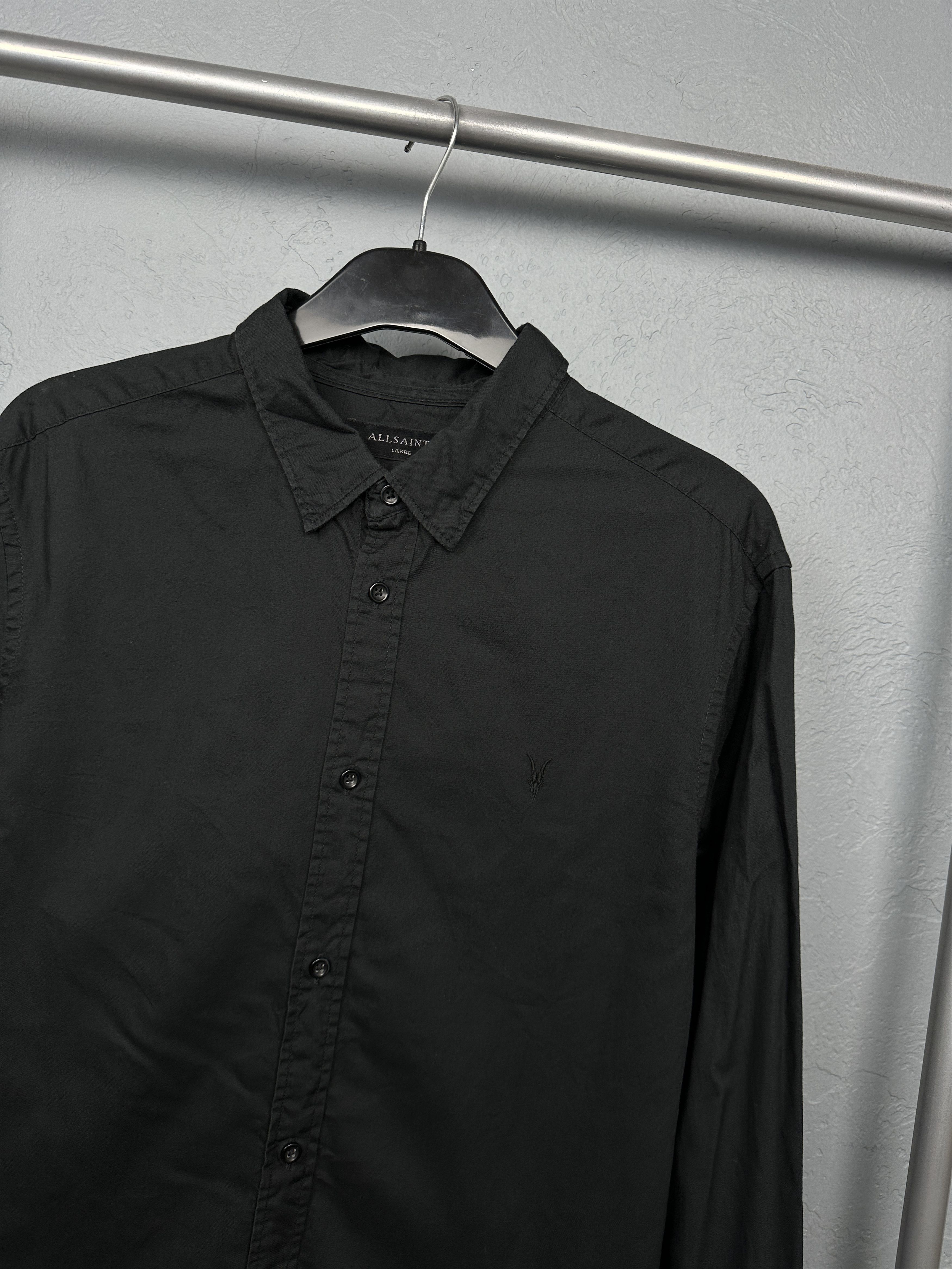Allsaints Allsaints Redondo Vintage Mens Long Sleeve Shirt Size US L / EU 52-54 / 3 - 2 Thumbnail