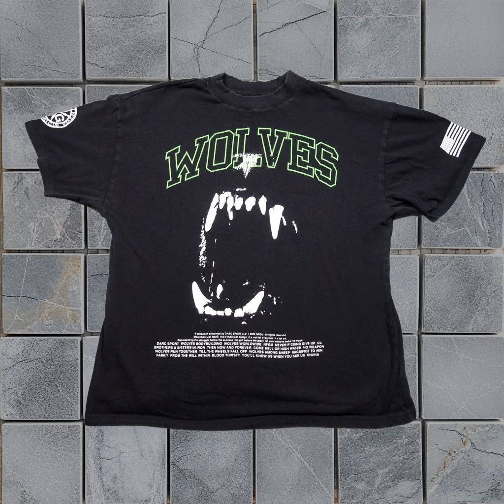 Darc Sport Darc sport wolves 2015 body building tee shirt size
