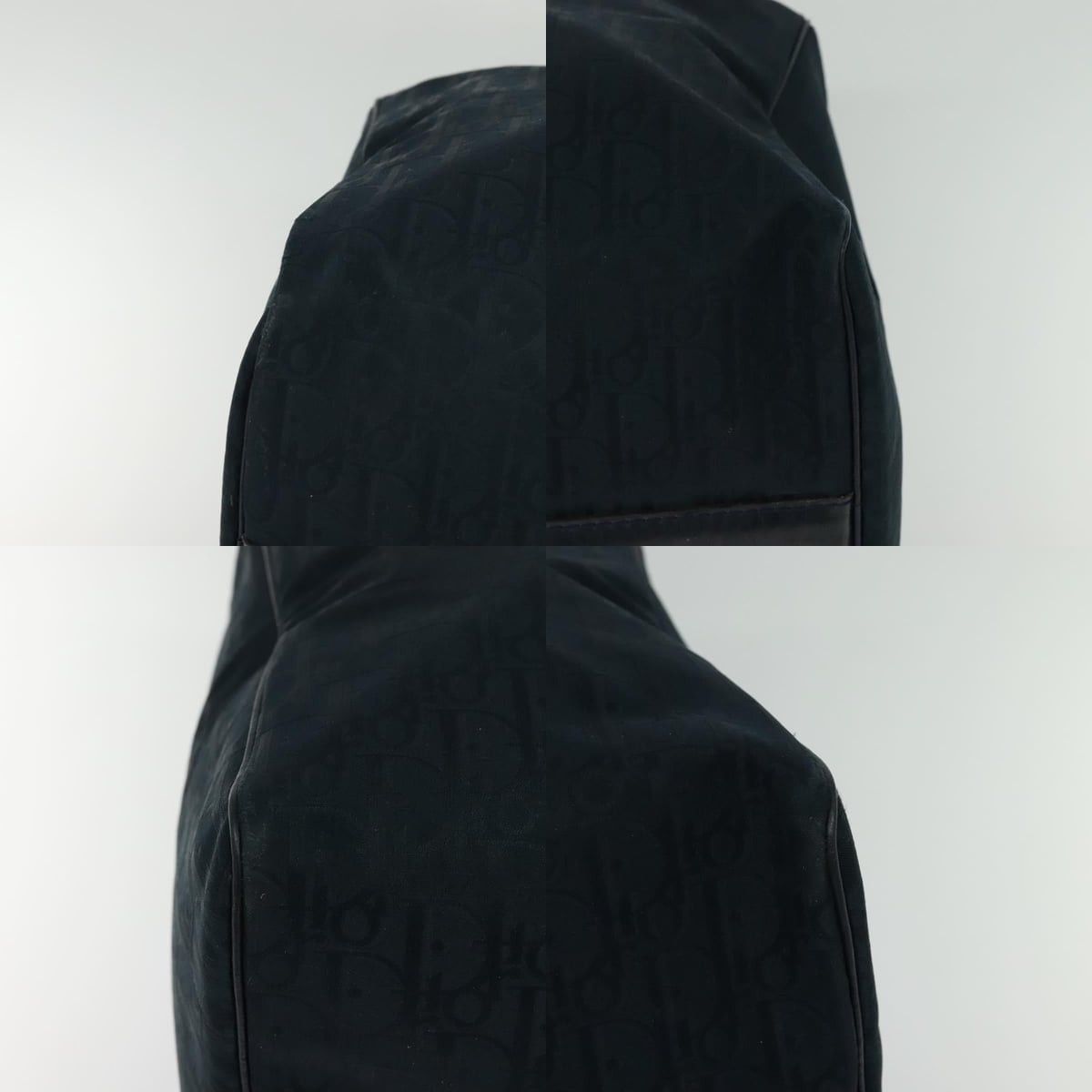 Dior DIOR Trotter Canvas Boston Bag Navy Size ONE SIZE - 10 Thumbnail
