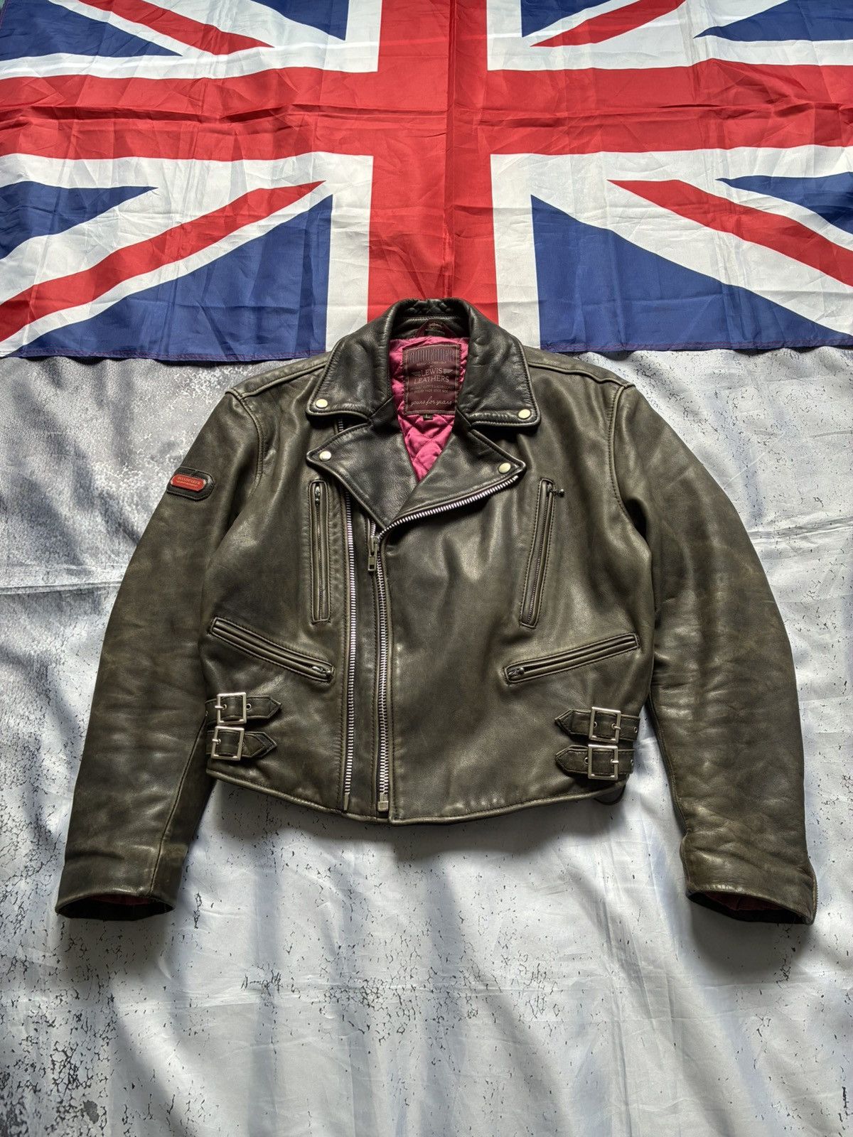 Comme des Garcons × Lewis Leathers Live Free Die Strong Biker