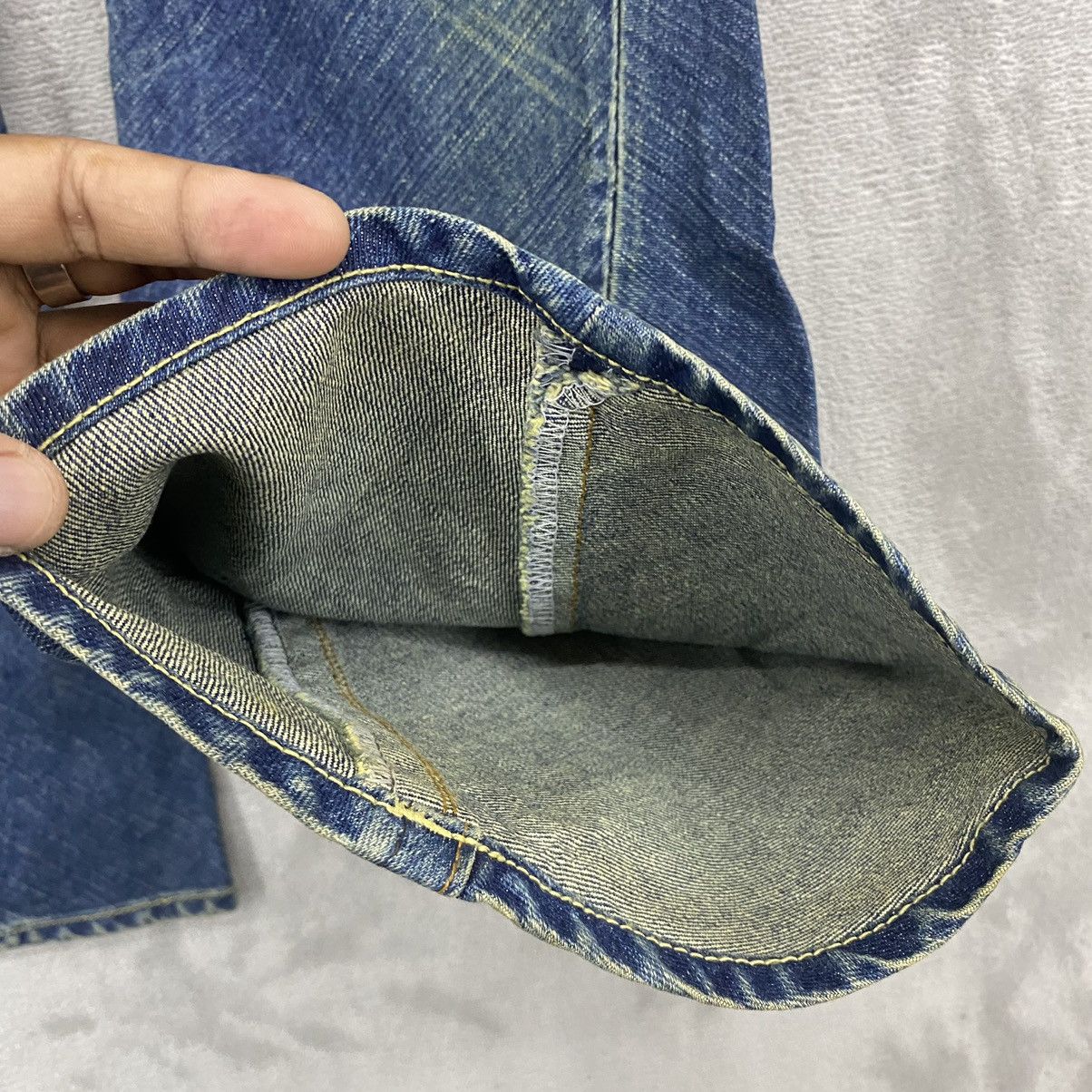 If Six Was Nine Bootcut Baggy Icom Embroidered Pocket Size US 32 / EU 48 - 7 Thumbnail