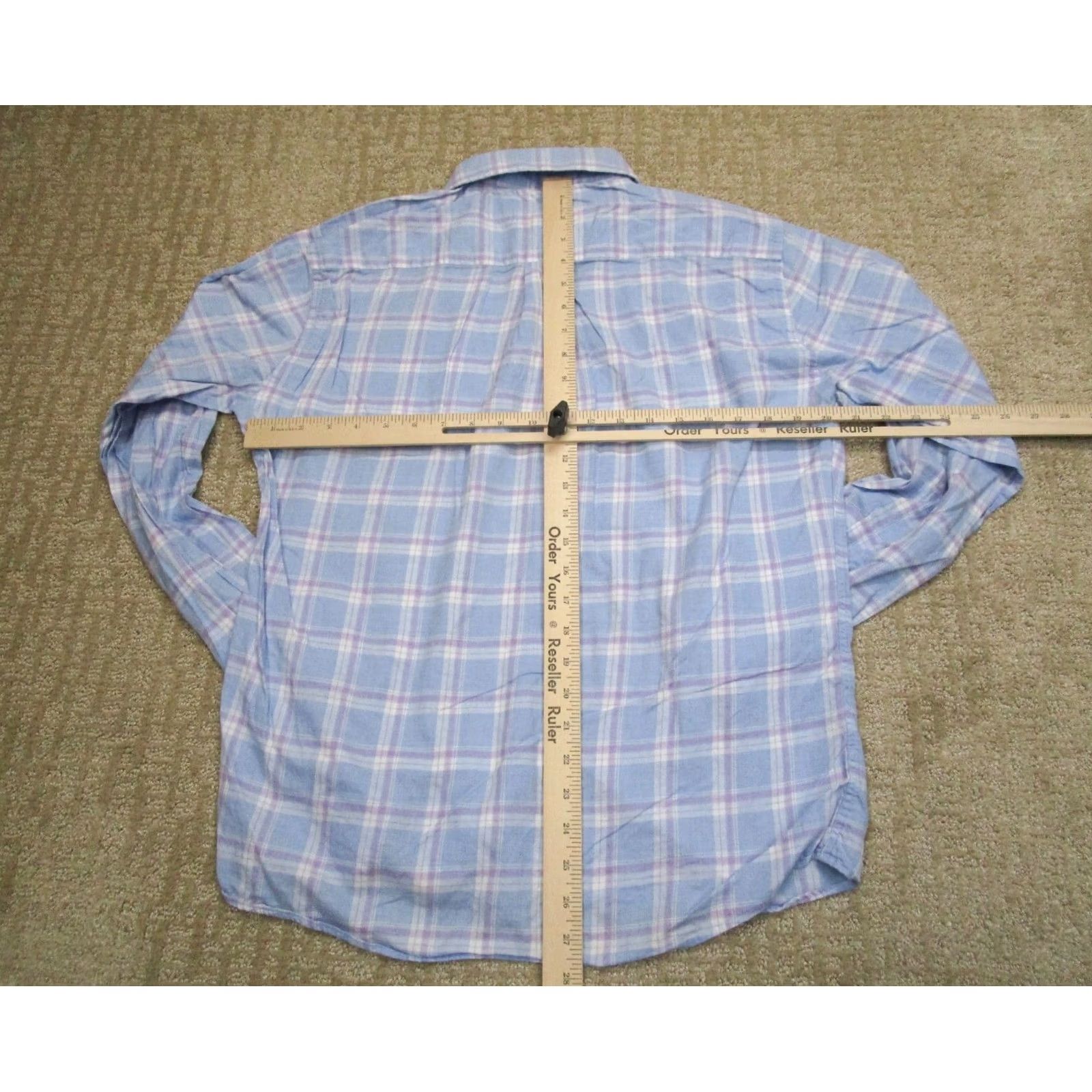 Peter Millar Peter Millar Shirt Men Medium Blue Check Long Sleeve Button Up Broadmoor Resort Size US M / EU 48-50 / 2 - 5 Thumbnail