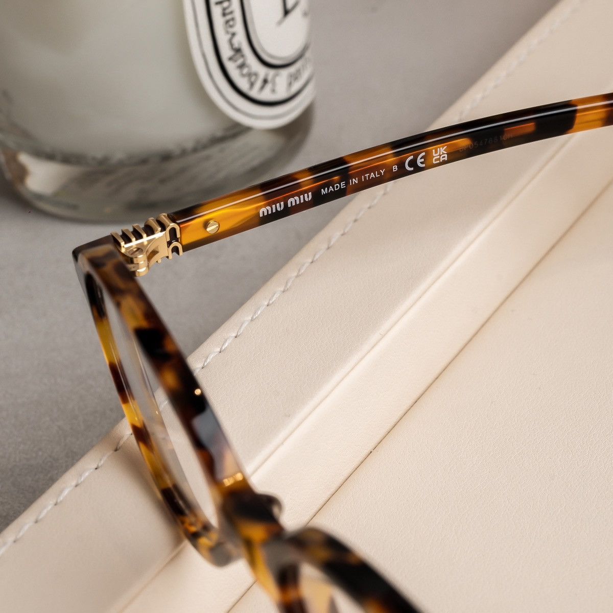 Miu Miu MIU MIU 0MU 01XV 19P1O1 GLASSES Size ONE SIZE - 3 Thumbnail