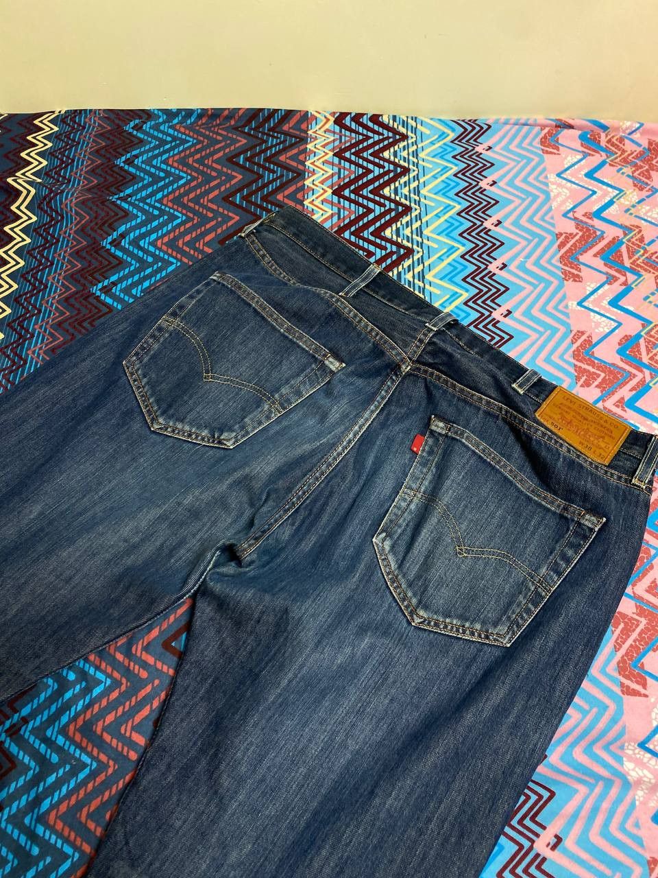 Levi's jeans pants Levi's 501 blue Y2K vintage w38 streetwear Size US 38 / EU 54 - 18 Thumbnail