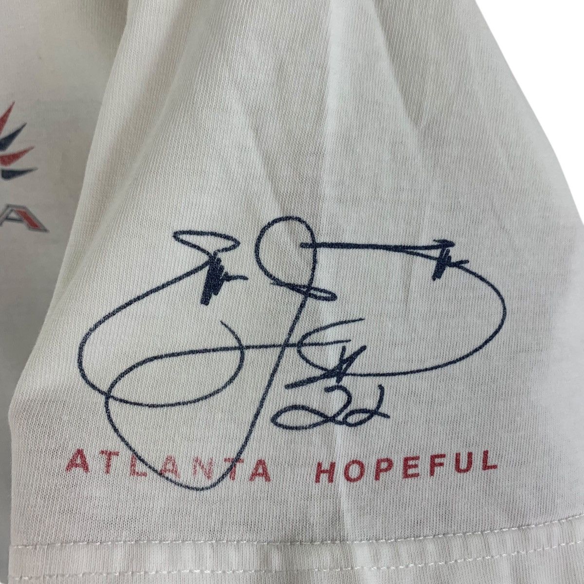 Reebok × Vintage Vintage REEBOK atlanta hopefull white tee Size US L / EU 52-54 / 3 - 9 Thumbnail