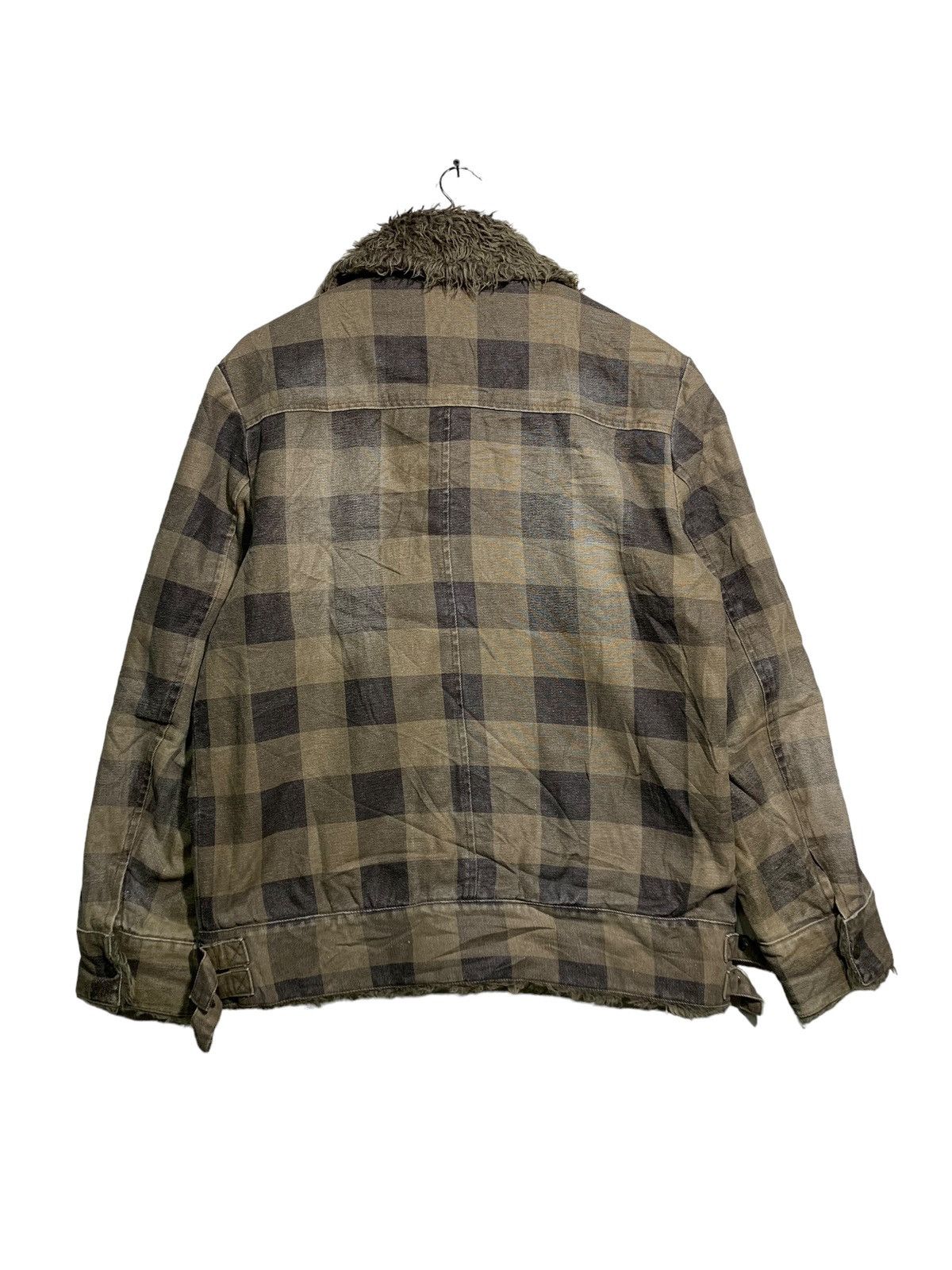 Woolrich Woolen Mills 🔥VTG WOOLRICH SHERPA JACKETS TARTAN BROWN Size US XL / EU 56 / 4 - 5 Thumbnail