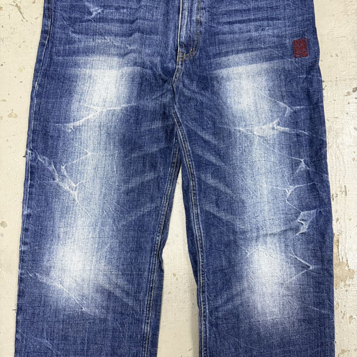Karakuri Tamashii Karakuri Tamashi Embroidered Japanese Motif Jeans Size US 38 / EU 54 - 3 Thumbnail