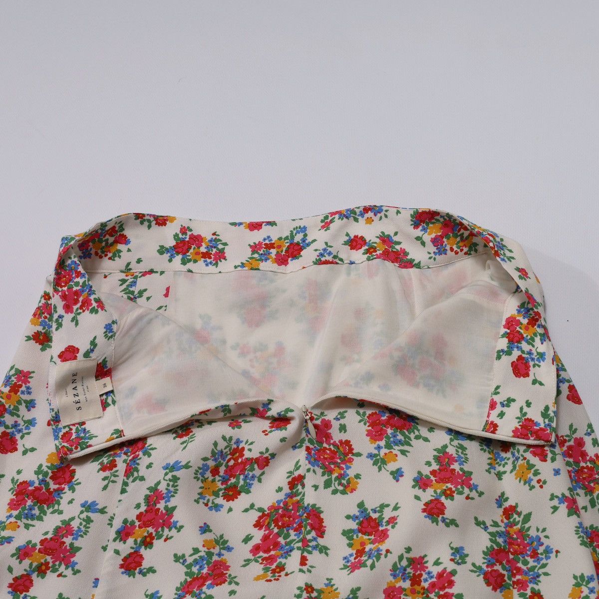Sezane Sezane Viscose Skirt Printed Flowers Floral Size 26" / US 2 / IT 38 - 12 Thumbnail