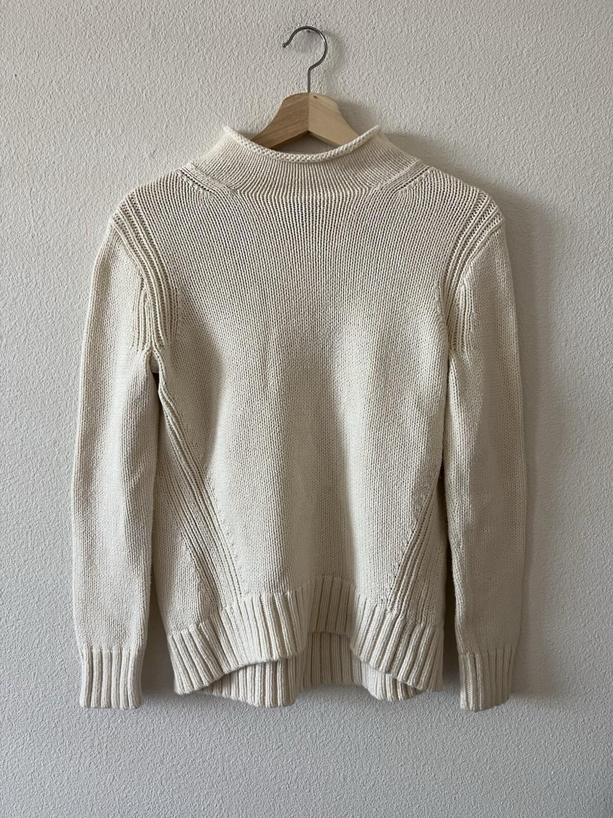 Tyler The Creator Crew Always Cream Cotton Mock Neck Knit Sweater S⁠ Size S / US 4 / IT 40 - 1 Thumbnail