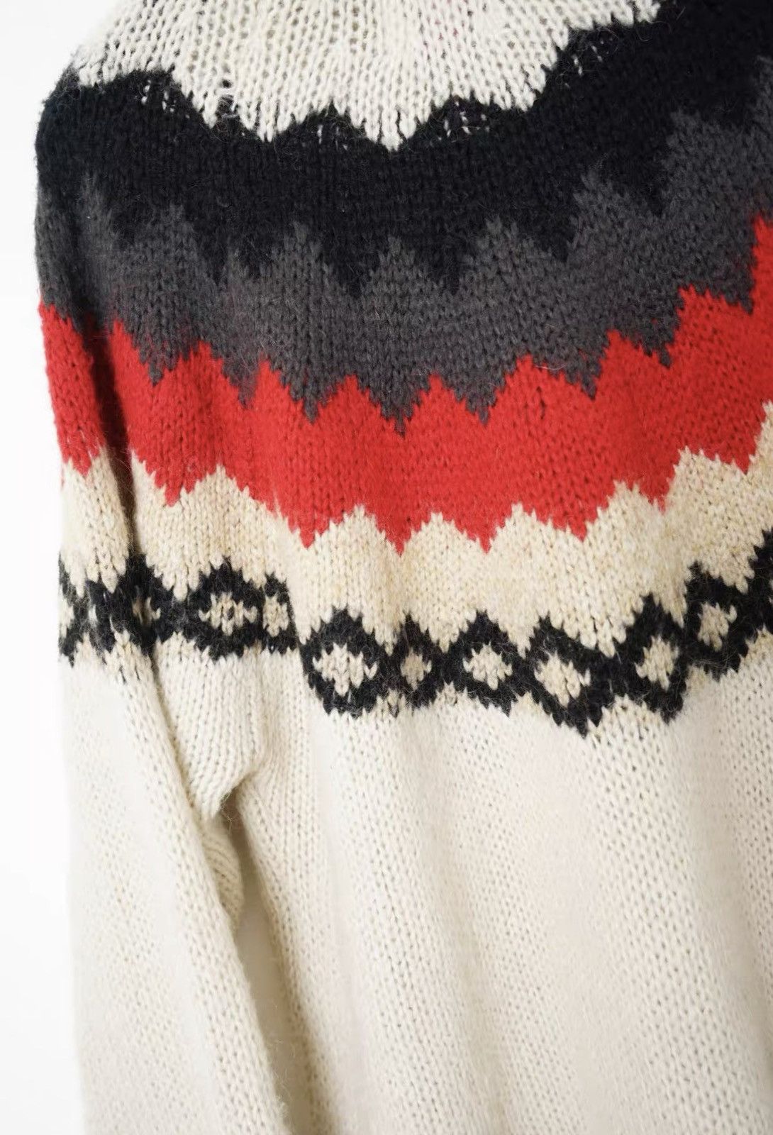 FACTOTUM Factotum Fair Isle High Neck Sweater Size US S / EU 44-46 / 1 - 6 Thumbnail