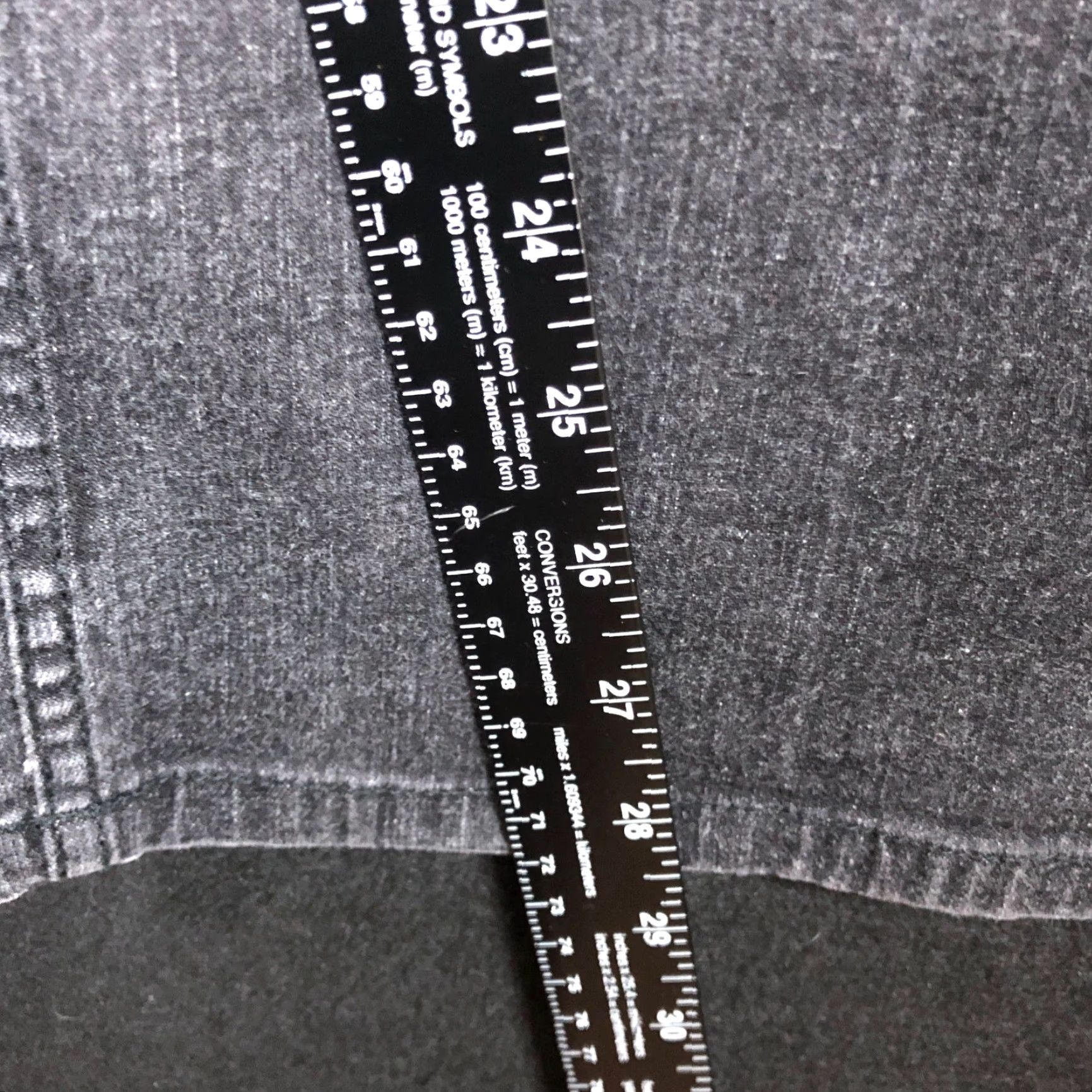 Vintage LL Bean Womens Jeans Black Denim Mid Rise Straight Leg Cotton Blend Stretch 6 Regular 28in Inseam 28.5in Charcoal Wash Women Mens? Size 28" / US 6 / IT 42 - 7 Thumbnail